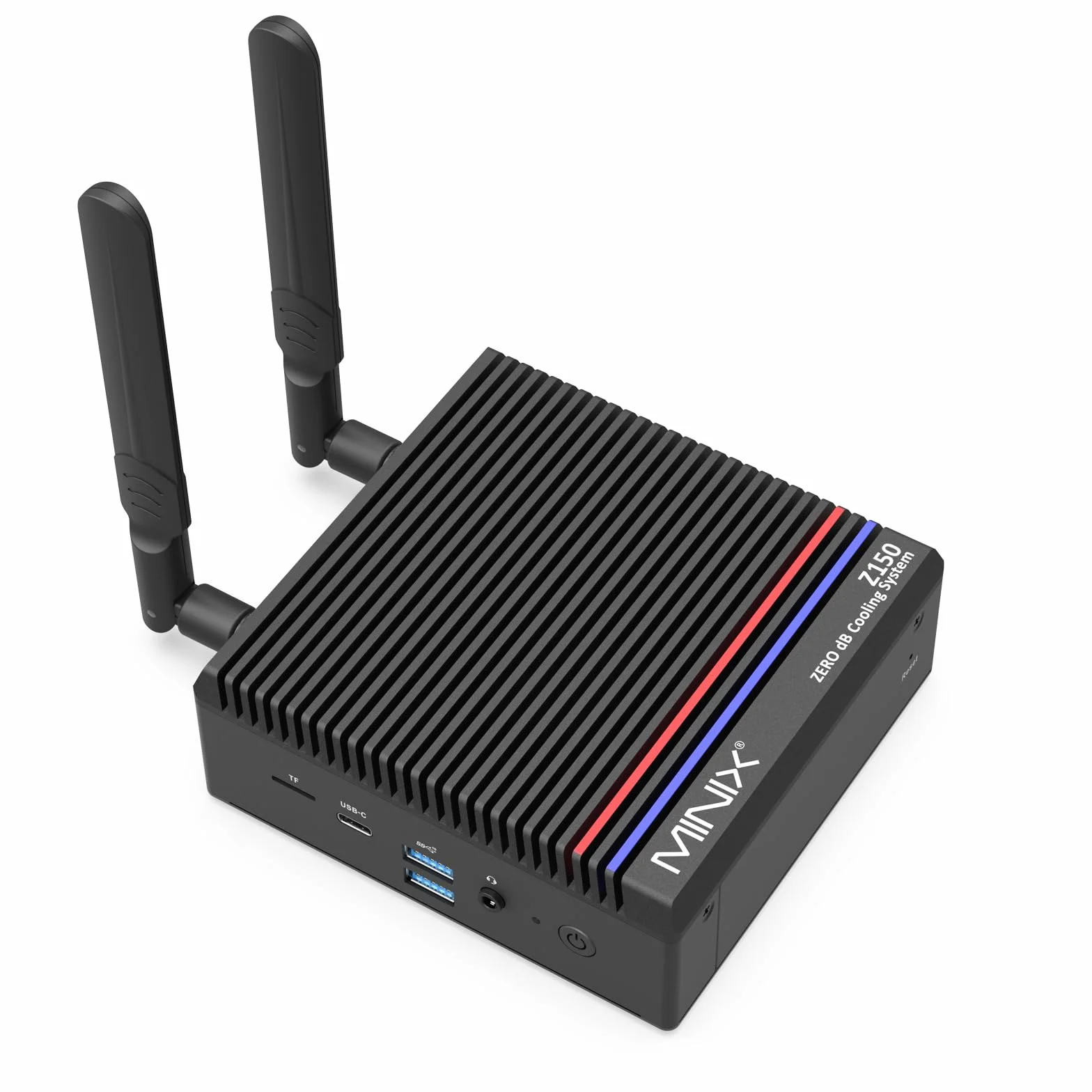 MINIX Z150-0dB Fanless Mini PC Intel N150 16GB DDR4 512GB SSD 4K Dual Display 2.5G LAN USB-C Vesa Mount