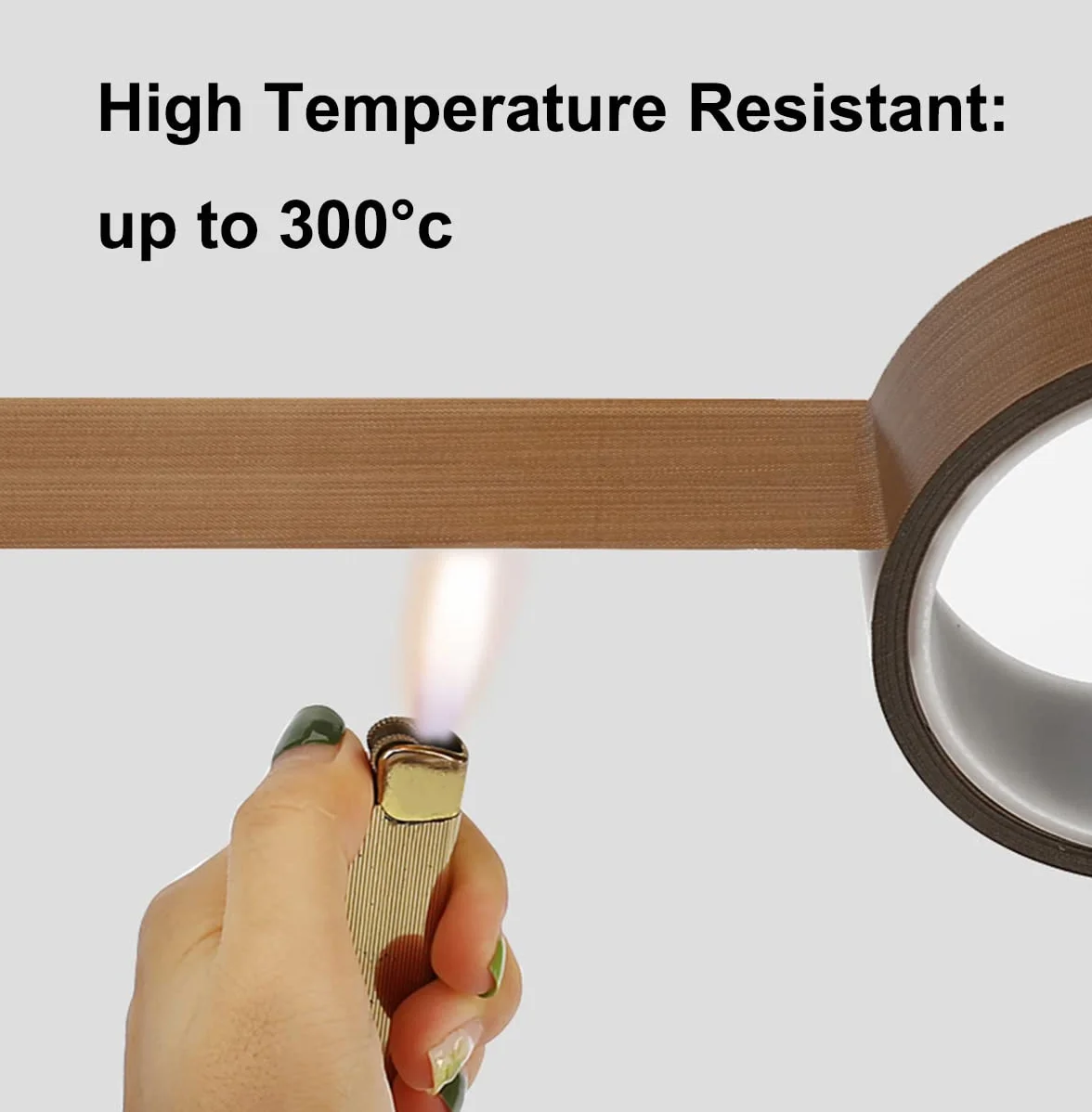 Qrity 2 rolki taśmy wysokotemperaturowej 10 mm x 10 m, taśma PTFE, klej wysokotemperaturowy, do zgrzewarek próżniowych i impulsowych, odporna na ciepło do 300℃