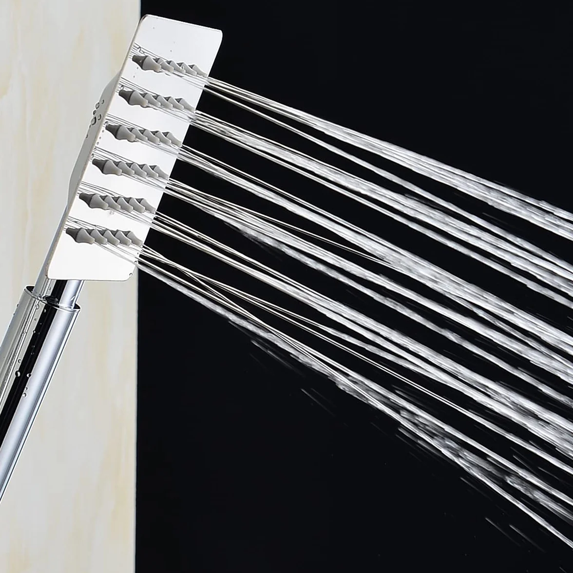 DP Bath RY-S018+M008 zestaw prysznicowy ze stali nierdzewnej z kranem - srebrny