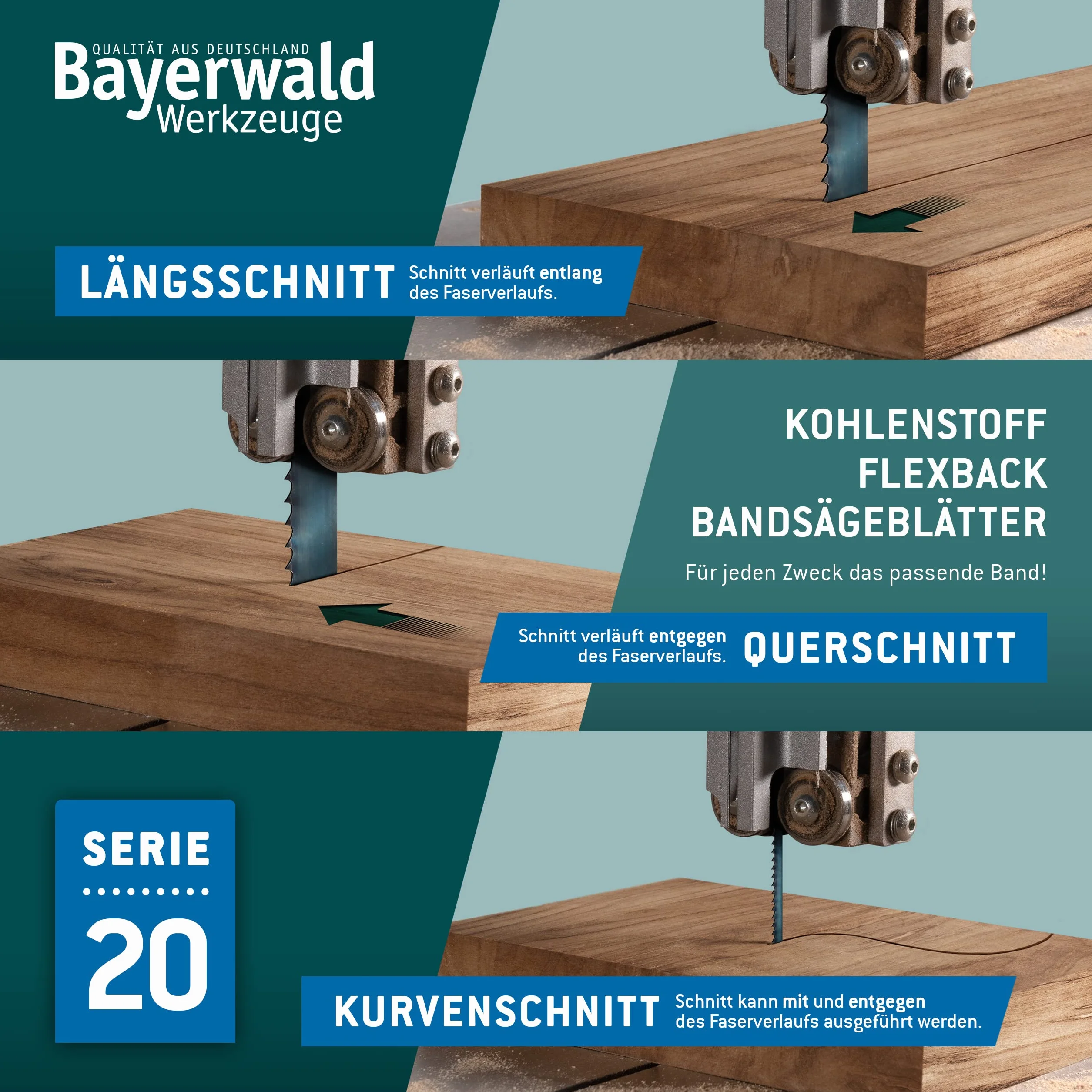 Bayerwald brzeszczot taśmowy ze stali narzędziowej – 1790 x 6 x 0,36 x 6 / drewno, metale nieżelazne, tworzywo sztuczne, cienkie blachy/taśma do piły pasuje do Holzstar i wielu innych.