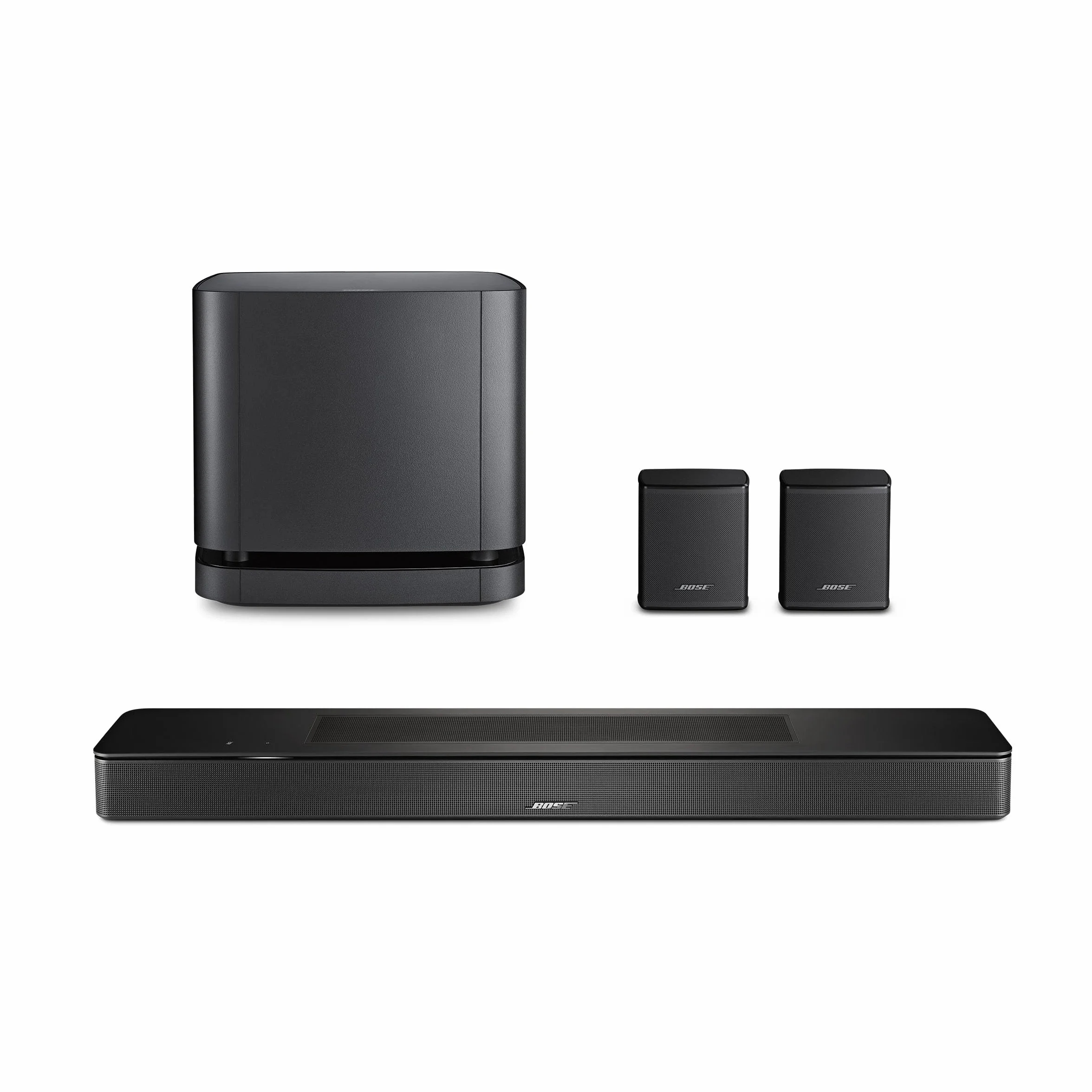 Bose Inteligentna listwa głośnikowa Dolby Atmos Bluetooth sterowana głosem z Amazon Alexa Works With Google Assistant Czarna