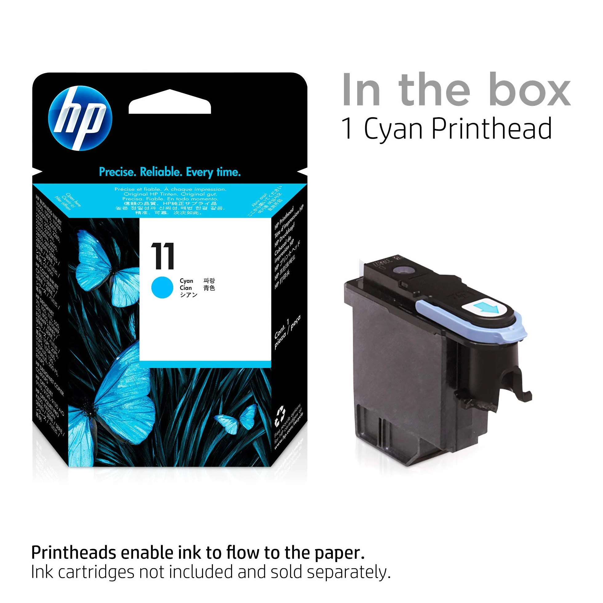 HP 11 Kaseta z Głowicą Drukującą C4811A Cyjan