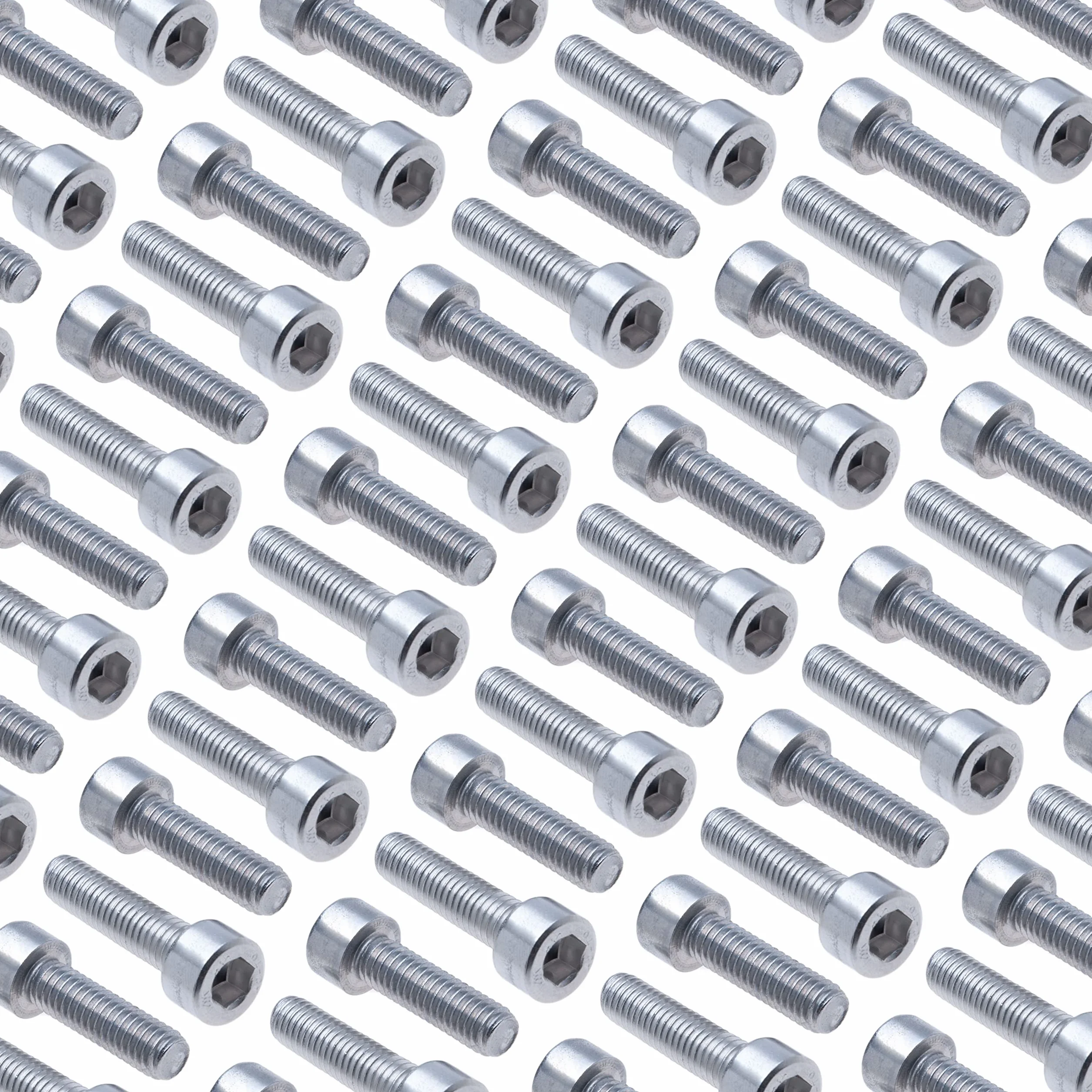 Śruby z łbem Sześciokątnym M8x25 (pakiet 10) A2 stal Nierdzewna Klucz Imbusowy Sześciokątny Śruby Gwintowane Elementy Złączne Cylindryczne Heavy Duty Certified Standard DIN912 (8mm x 25mm)