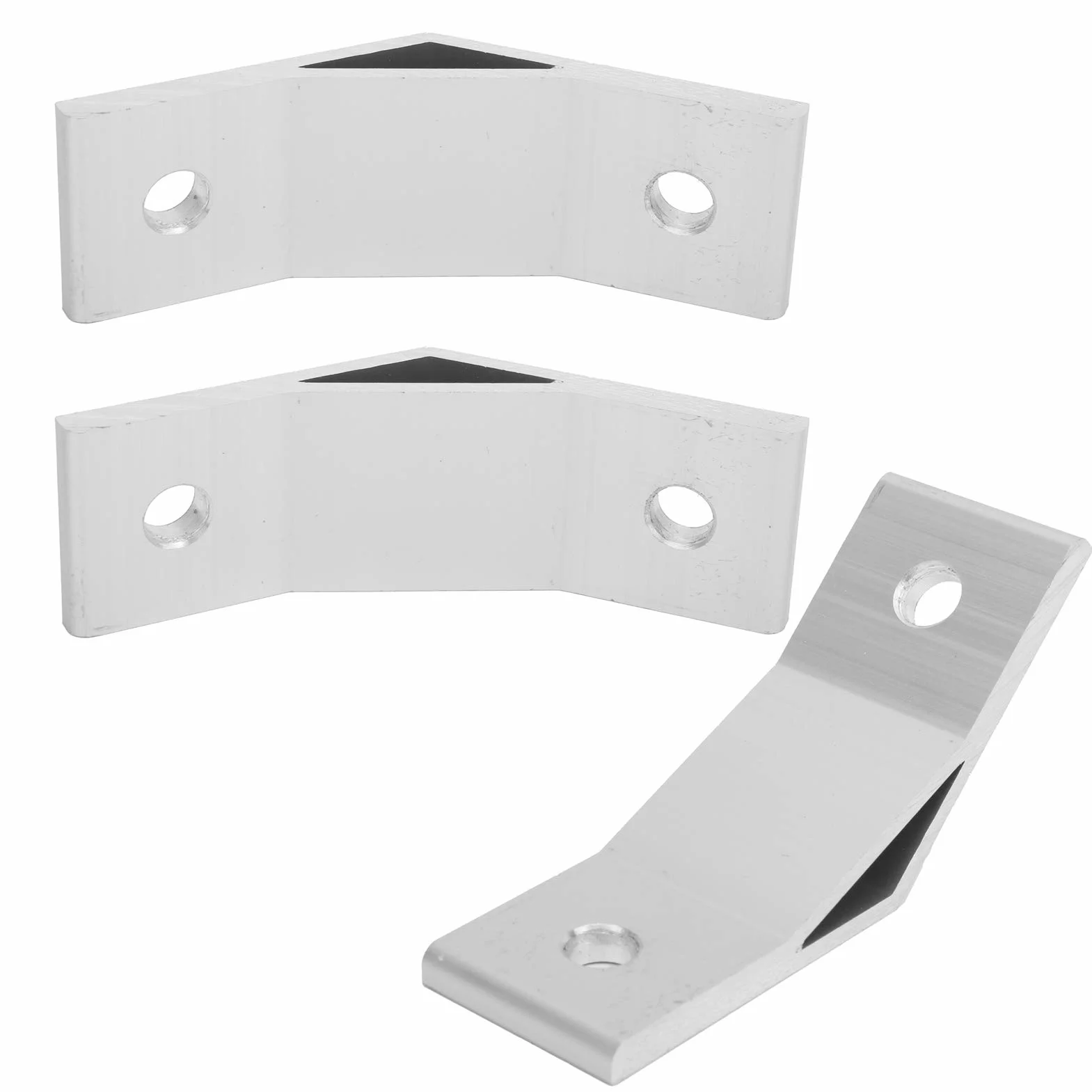 Wsporniki narożne aluminiowe 135 stopni, 10 szt. kątownik aluminiowy wspornik do profili, złącze narożne dla konstrukcji ramowych, sprzęt montażowy (4040-135 stopni)