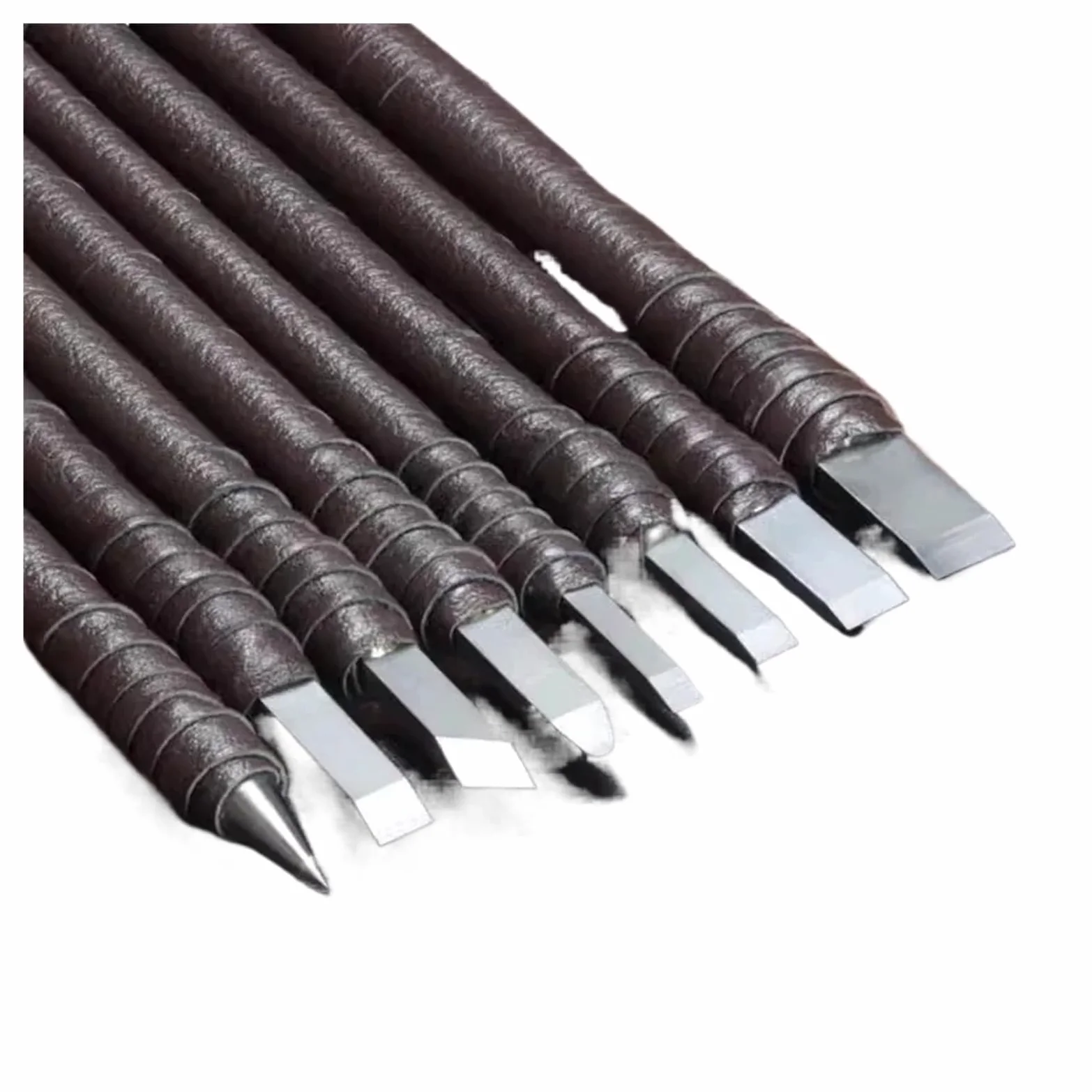 8/10 Sztuk Zestaw Narzędzi Ręcznych Do Rzeźbienia W Kamieniu Ze Stali Wolframowej Dłuto Narzędzie Obróbki Drewna(8Pcs)