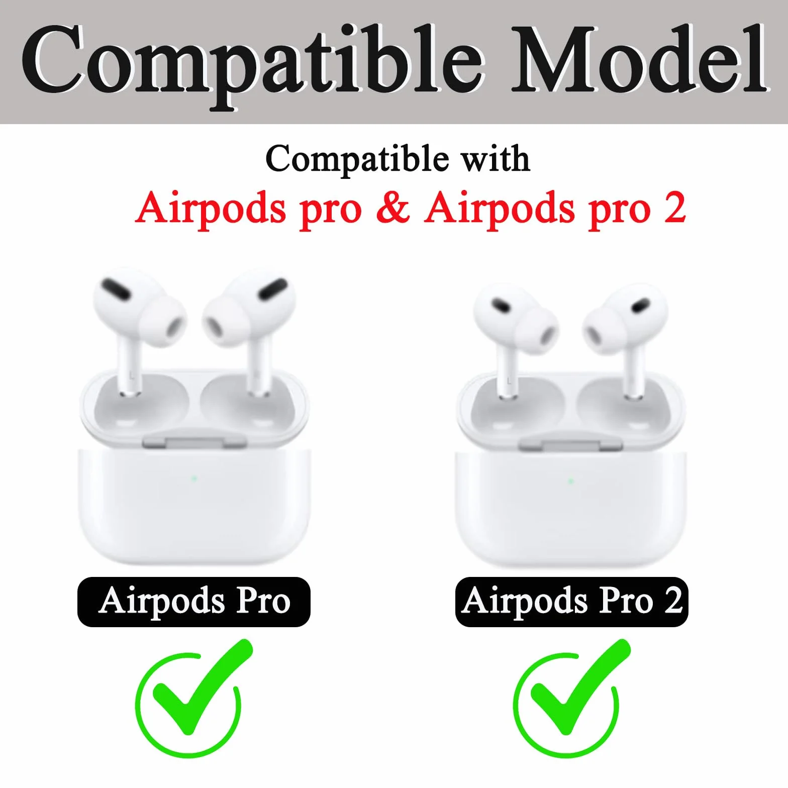 Zapasowe zatyczki do uszu i zestaw do czyszczenia kompatybilne z Airpods Pro 1/2, 6 par silikonowych