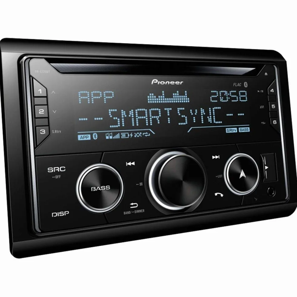 Pioneer Radio Samochodowe Czarny 18 x 16.5 x 11.8 cm 2.02 kg