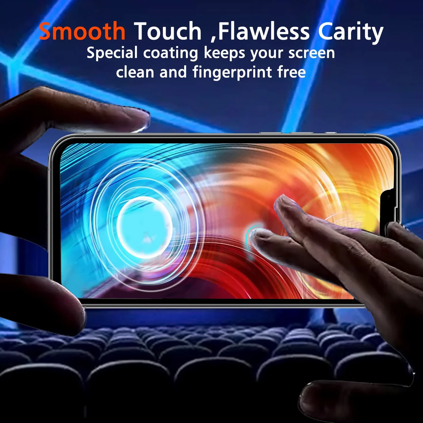 Ferilinso for iPhone 14 & 13 3 Pack Screen Protector + 2 Pack Camera Lens Protector