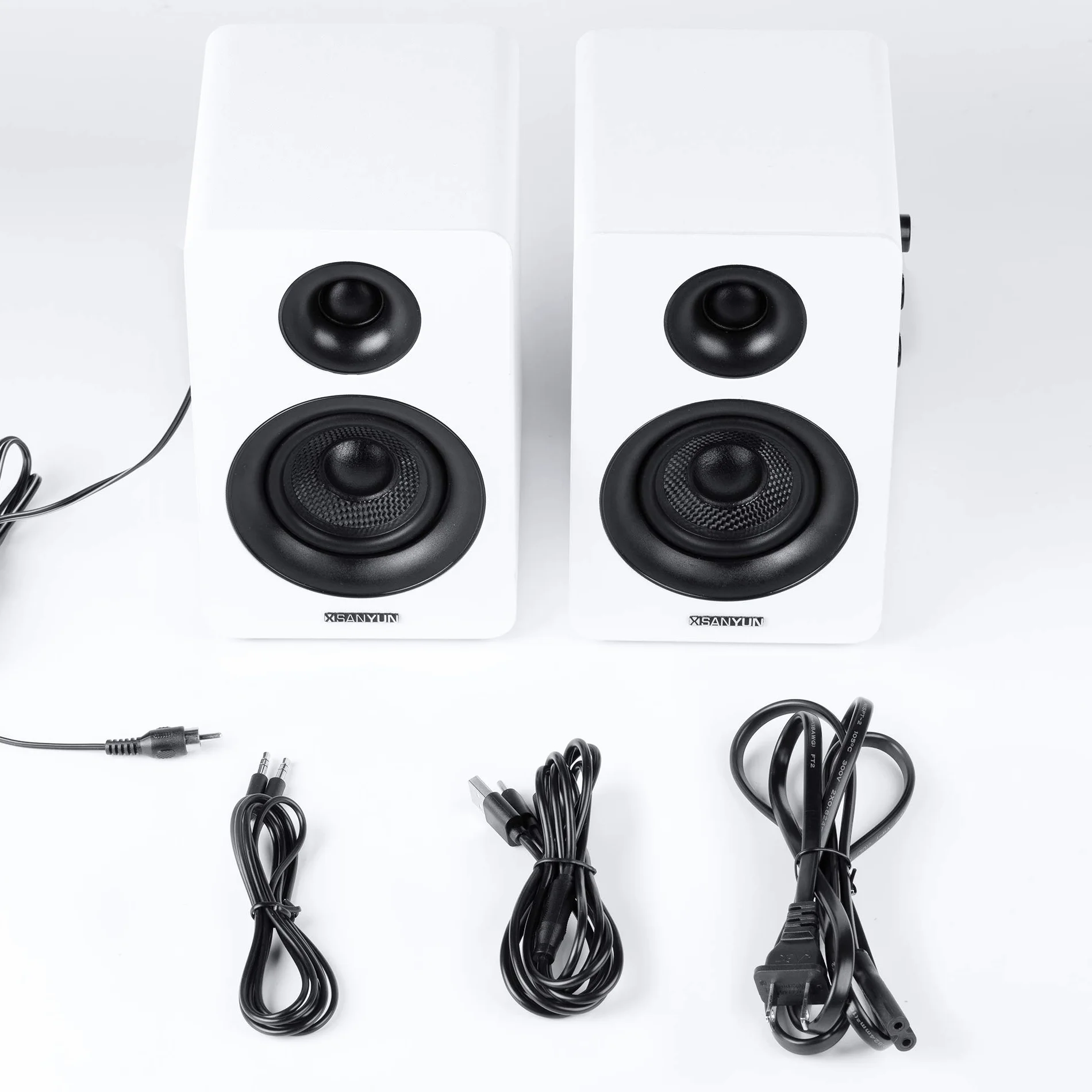 Sanyun SW208 Aktywny głośnik półkowy 3 cale Bluetooth 5.0 60 W 24-bitowy DAC