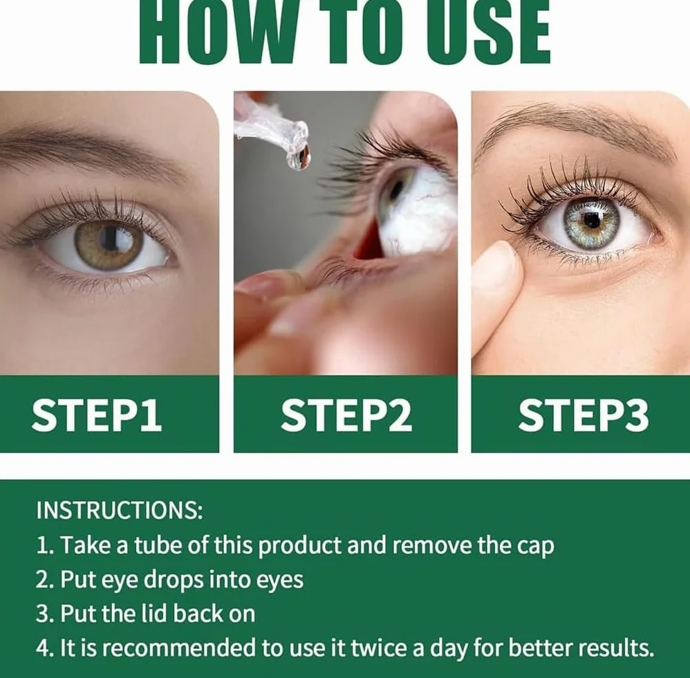 Optivipro Presbyopia Eye Drops,Vision Recovery Eye Drops,Relieve Eye Fatigue,For Eye Care (20Pcs)
