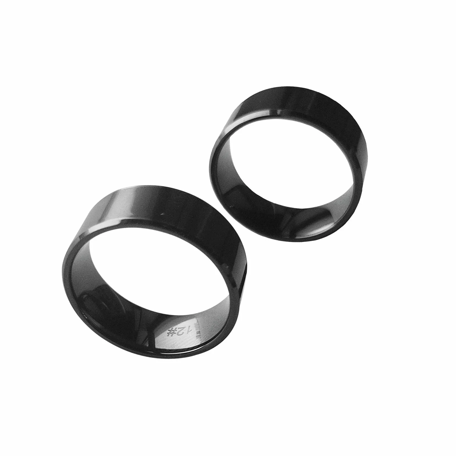 RFID rewritable Dual Frequency in one 125 khz t5577 & 13,56 mhz czarny ceramiczny Smart Finger ring Wear dla mężczyzn lub kobiet (Cuid + t5577 Chip 20 mm)