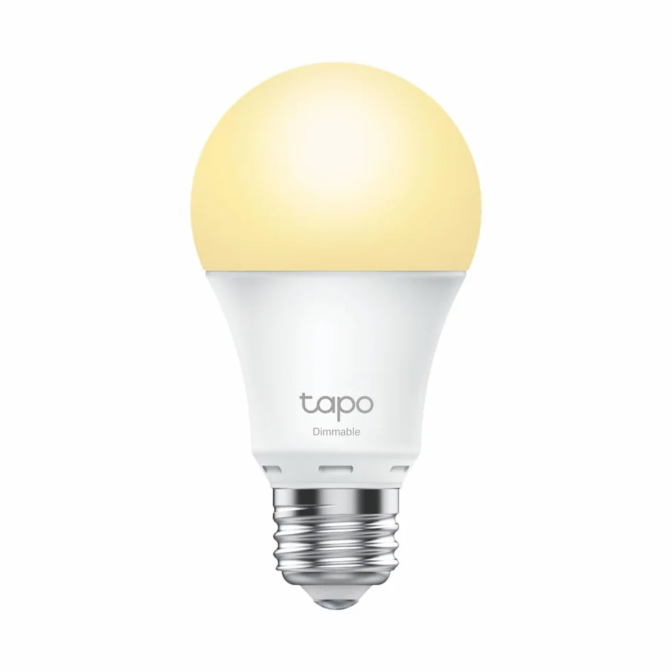 TP-Link Tapo L510E (2-pack) | Zestaw 2 inteligentnych żarówek Wi-Fi E27 | Białe światło | Ściemnialne | 806 lm | Kompatybilne z Alexa i Google Home