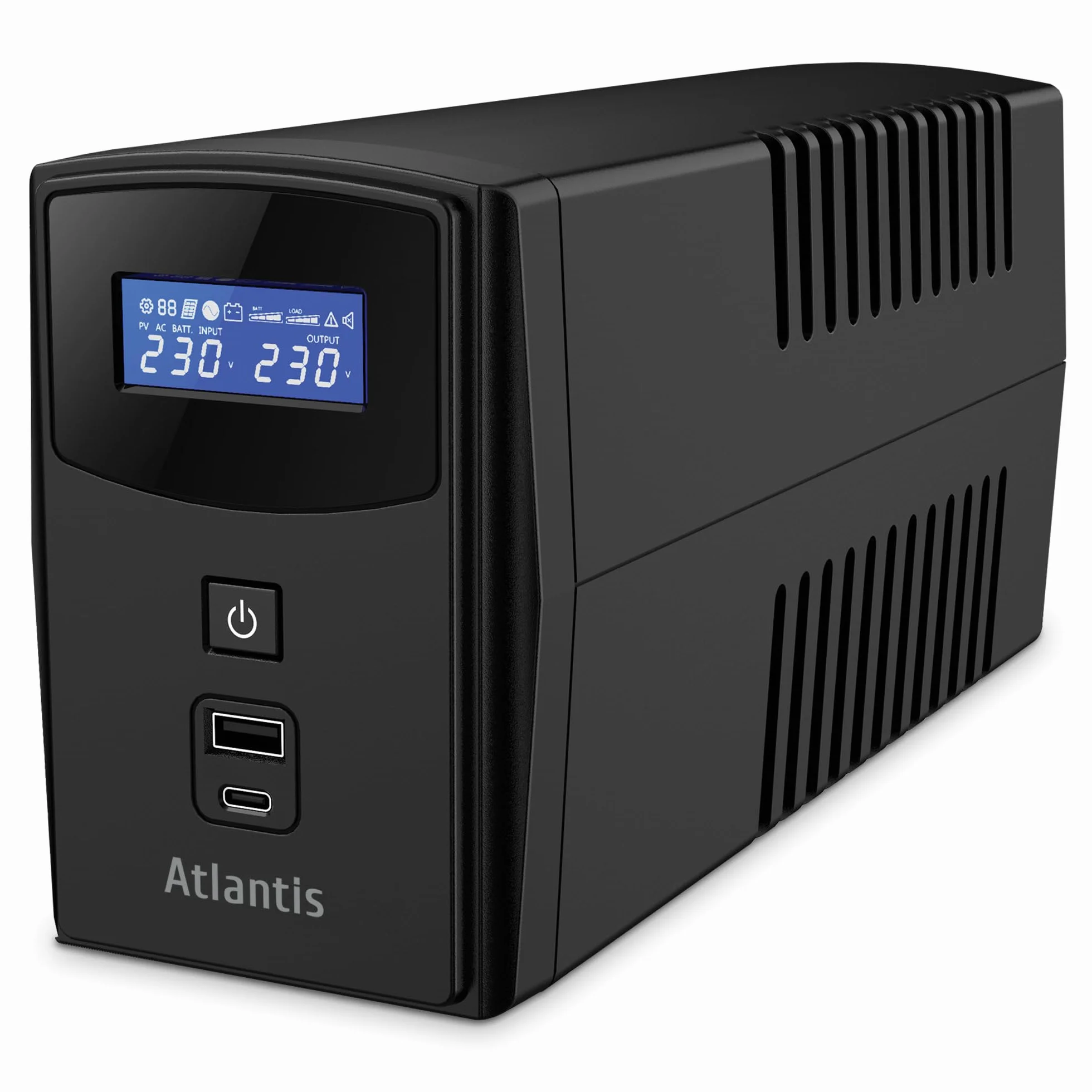 Atlantis A03-S1000P zasilacz awaryjny 1000 VA 600 W Line interaktywny LCD USB