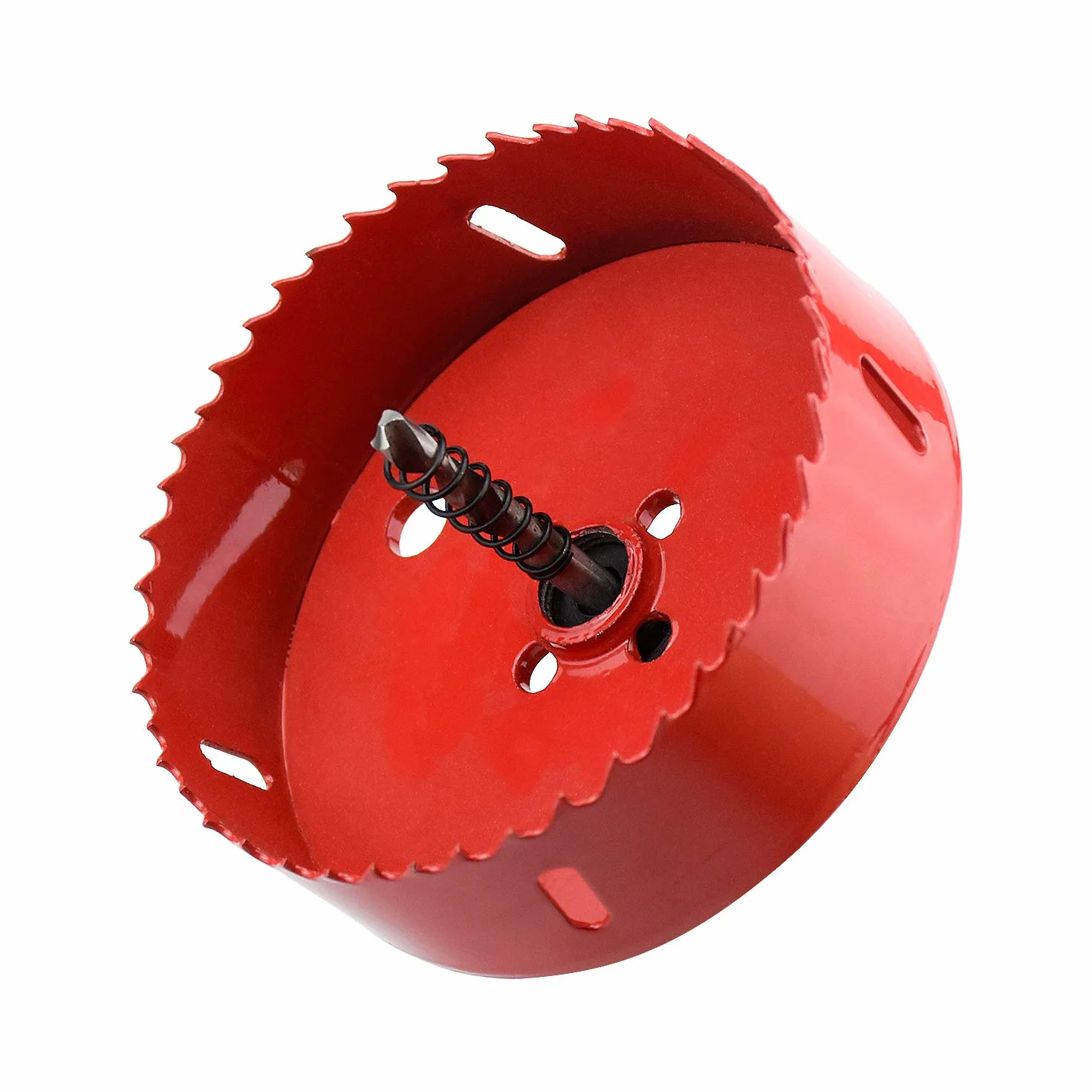 Inntek Otwornica, metal 110 mm M42 HSS otwornica z sześciokątnym trzpieniem i wiertłem do aluminium, żelaza, drewna Ø 110 mm ząb