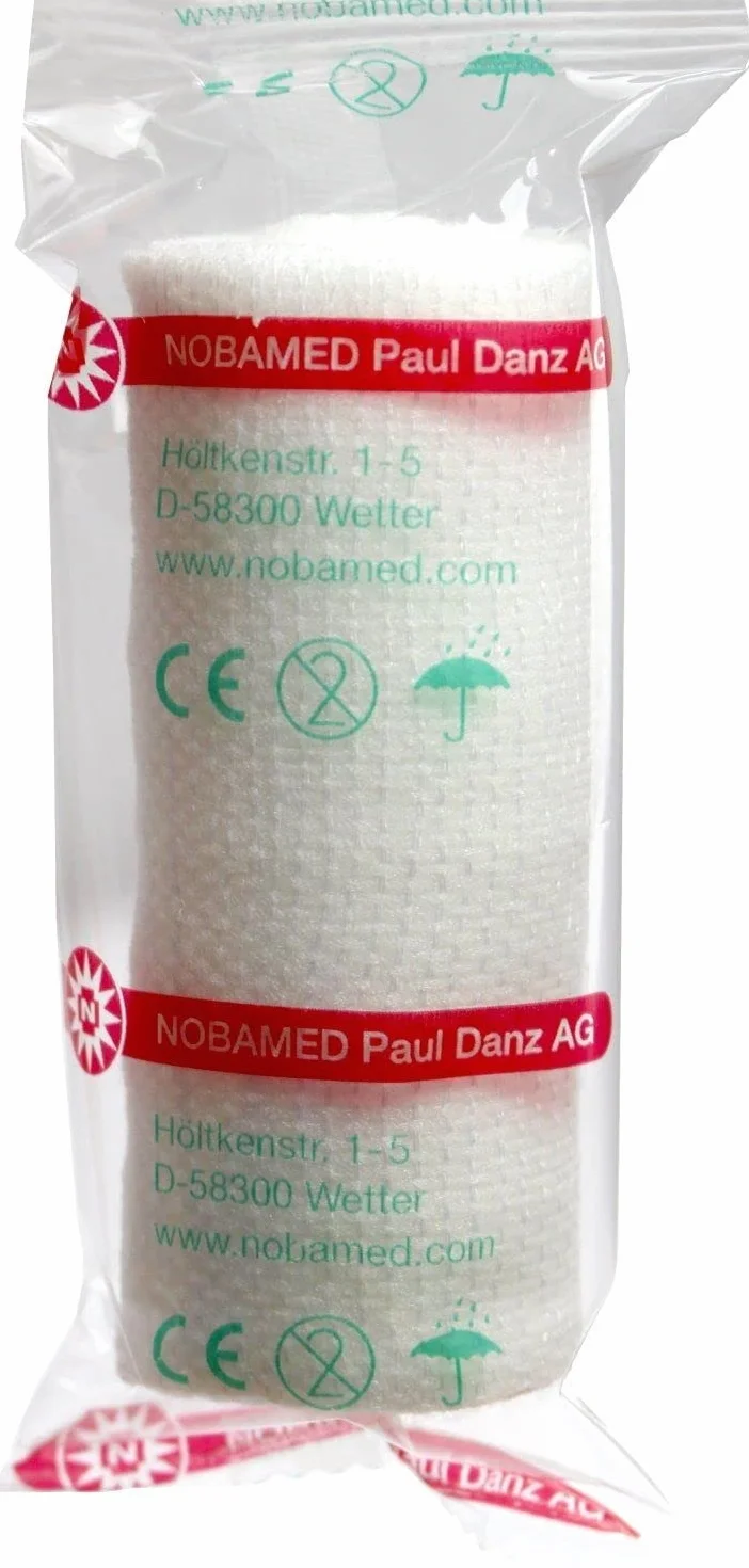 Nobatex w folii elastyczne bandaże do mullowania, 20 sztuk firmy Nobamed (4 cm x 4 m)