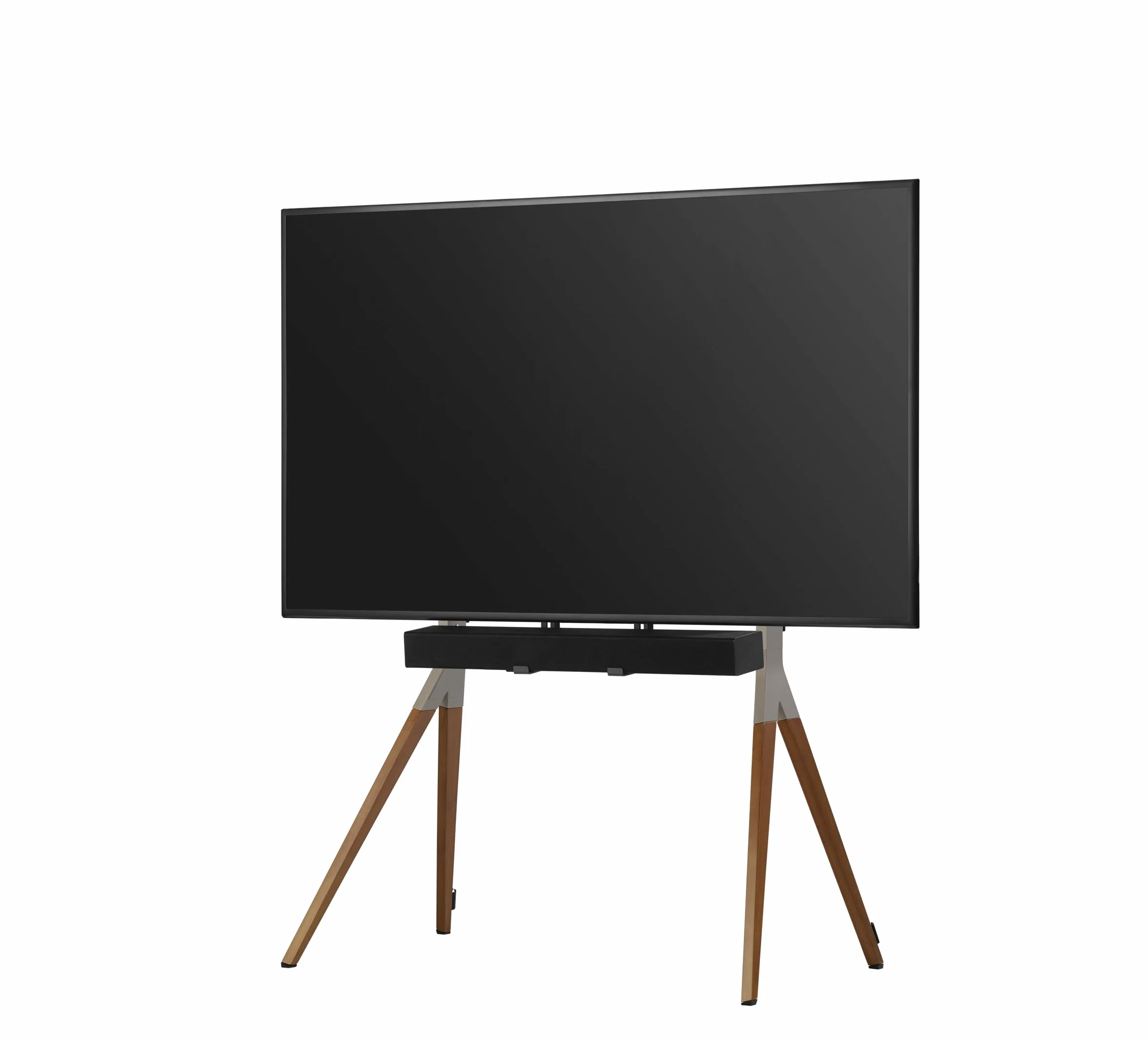 One For All WM7481 Uniwersalny stojak pod telewizor Falcon Flat Vesa 400 x 400 Szary, Orzech
