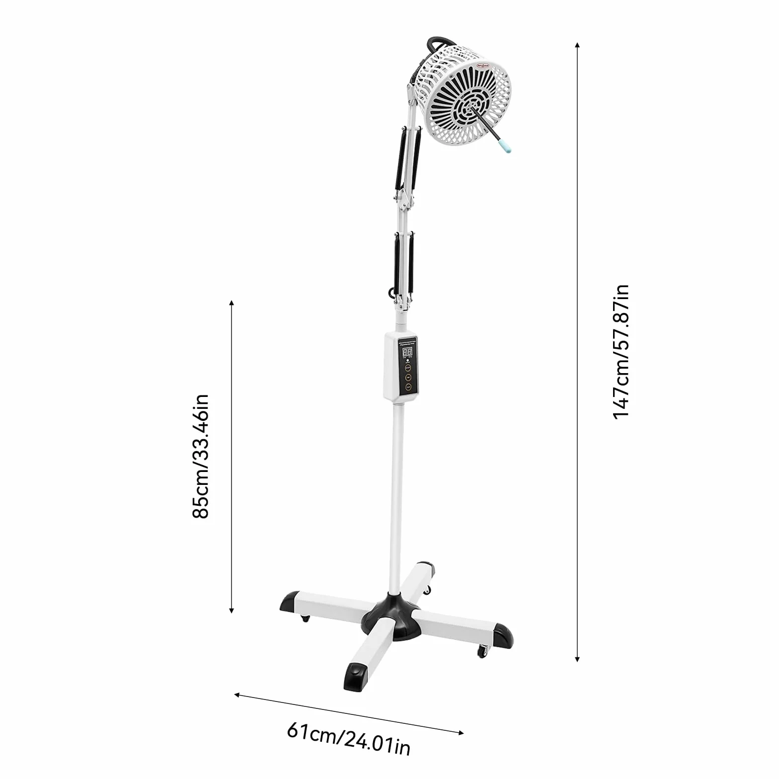Lampa na podczerwień 300 W, terapia cieplna na podczerwień, 220 V, TDP lampa na podczerwień, obrót o 360°, terapia światłem podczerwonym, lampa z czerwonym światłem przed przeziębieniem i