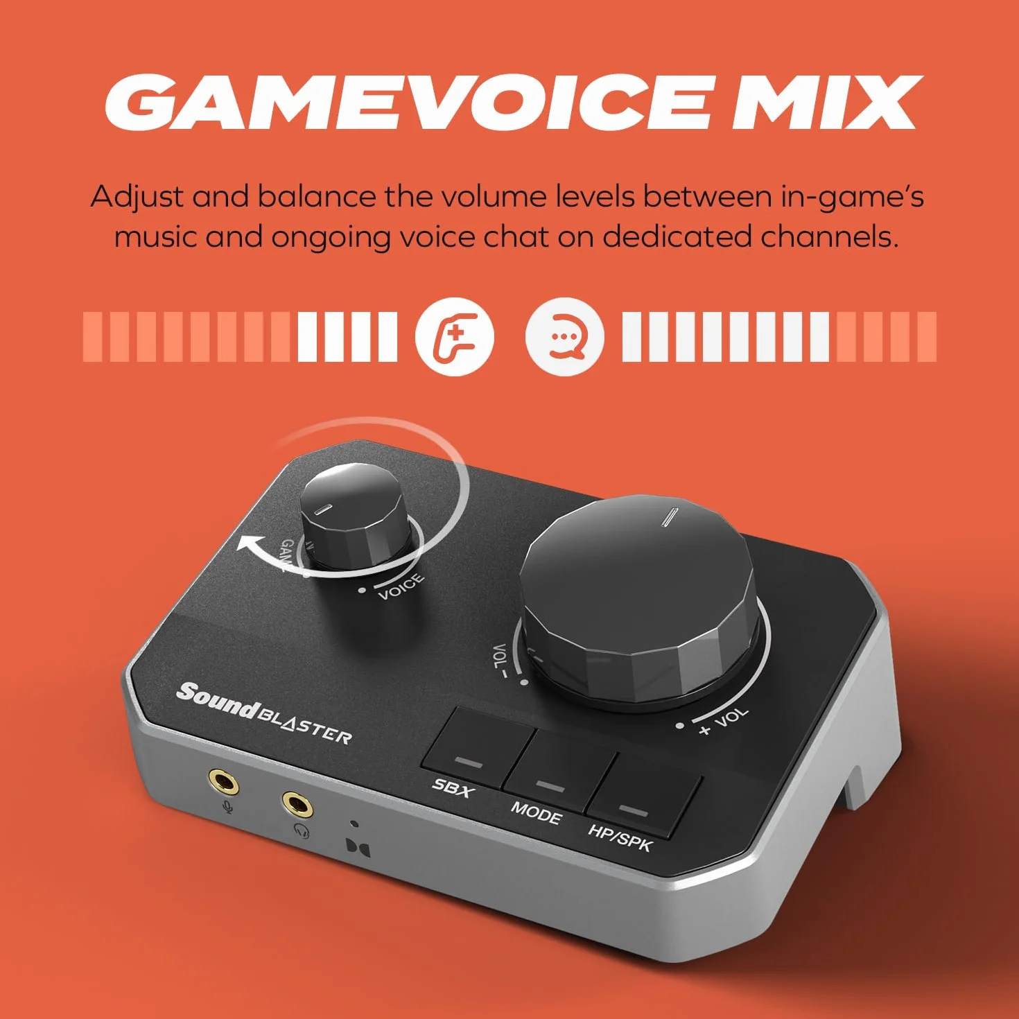 Sound Blaster G8 - Hi-Res Gaming USB DAC z podwójnym interfejsem audio USB i w pełni konfigurowalnym silnikiem Acoustic Engine i 10-pasmowym korektorem