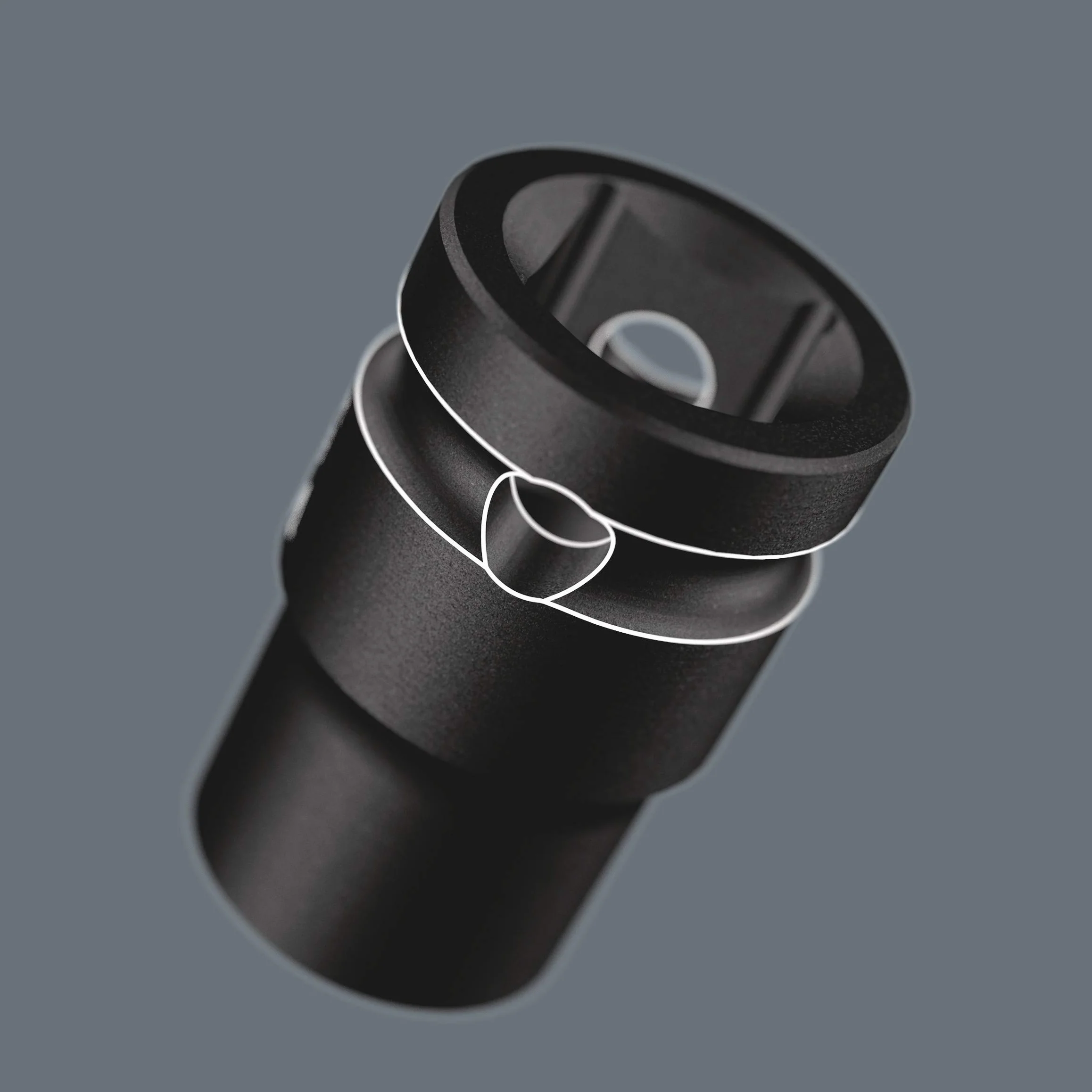 Wera 8790 C Impaktor Nasadka, Czerwony/Czarny, 17.0 mm