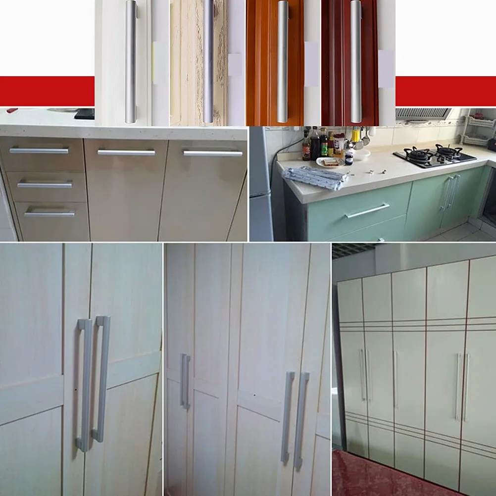 Uchwyt do holowania, uchwyt do szafki, 2 szt. Uchwyt do szafy Uchwyty do drzwi ze stopu aluminium Uchwyty do drzwi szuflady, śruby w zestawie (rozstaw otworów 864 mm) (Size : Hole distance 864mm)