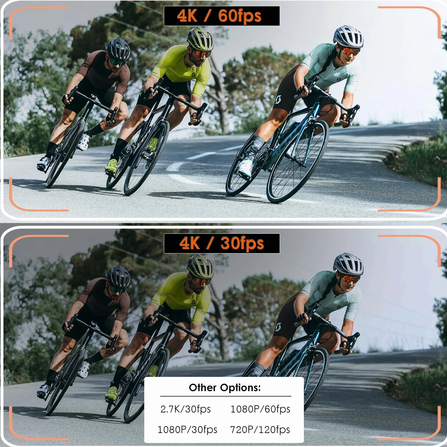 Kamera do ciała 4K obiektyw obracany 270° zewnętrzny mikrofon karta 64 GB sportowa