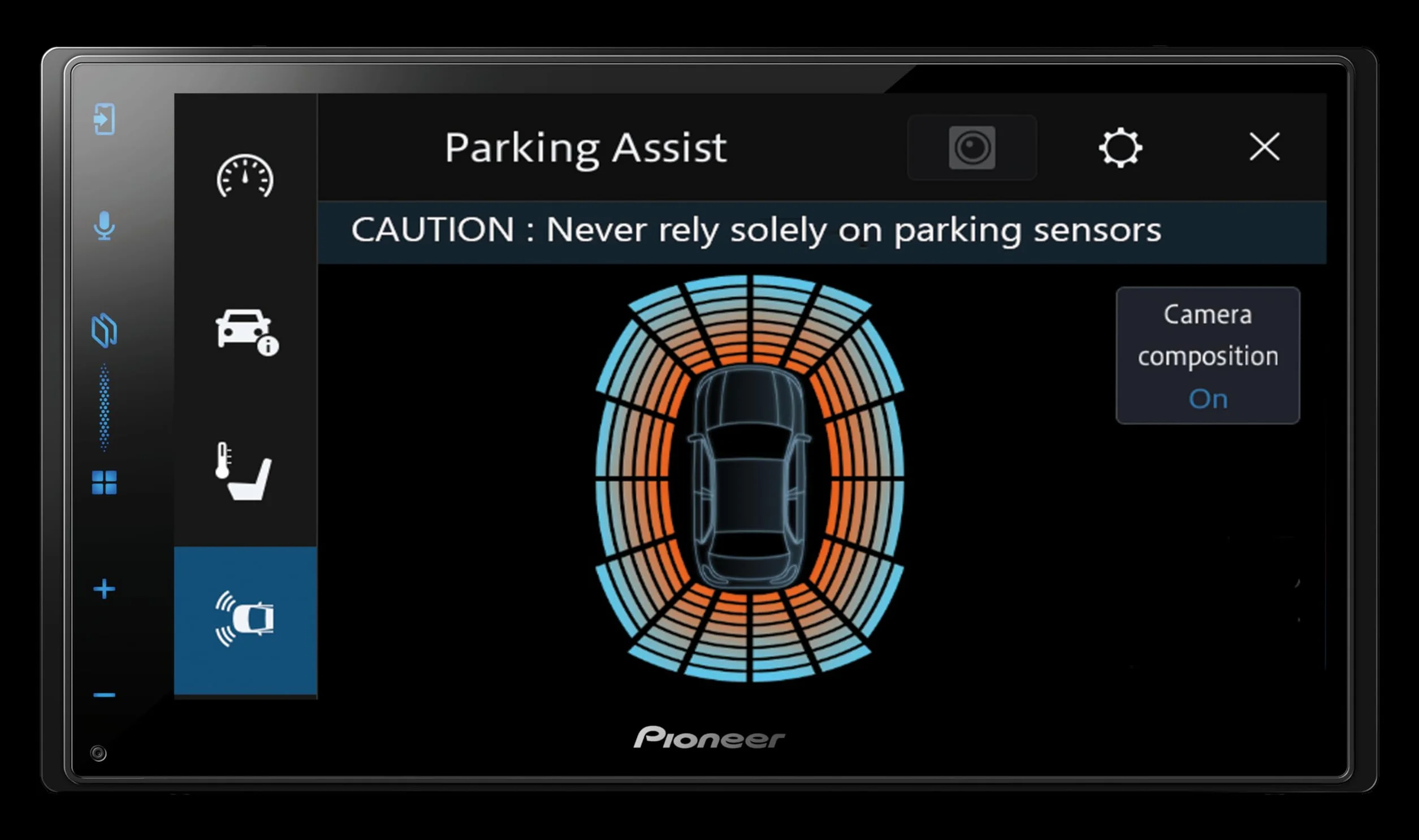 Pioneer SPH-DA77DAB centrum multimedialne 2DIN, pojemnościowy panel dotykowy 6,8", z Wi-Fi, Bluetooth, Apple CarPlay, Android Auto i DAB+, 13-pasmowy korektor graficzny