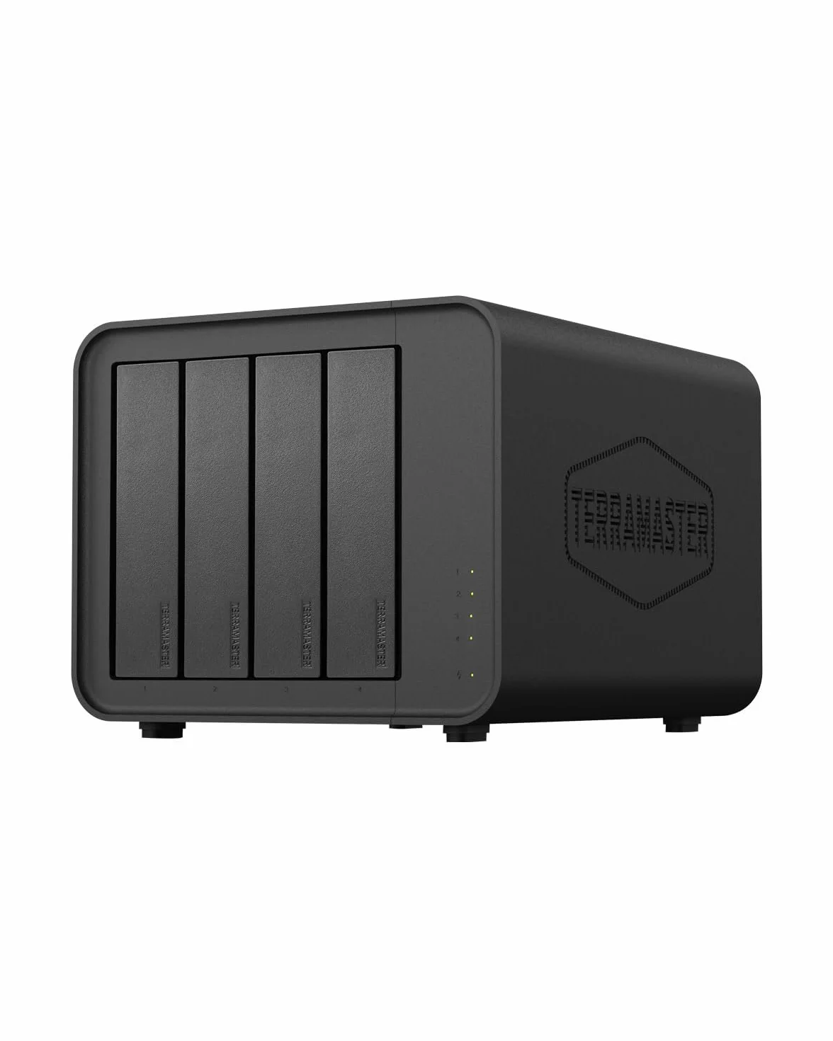 TERRAMASTER F4-212 4-Bay NAS - Quad Core CPU, 2 GB DDR4 RAM, Sieciowa Pamięć Masowa Osobista Chmura (Diskless)