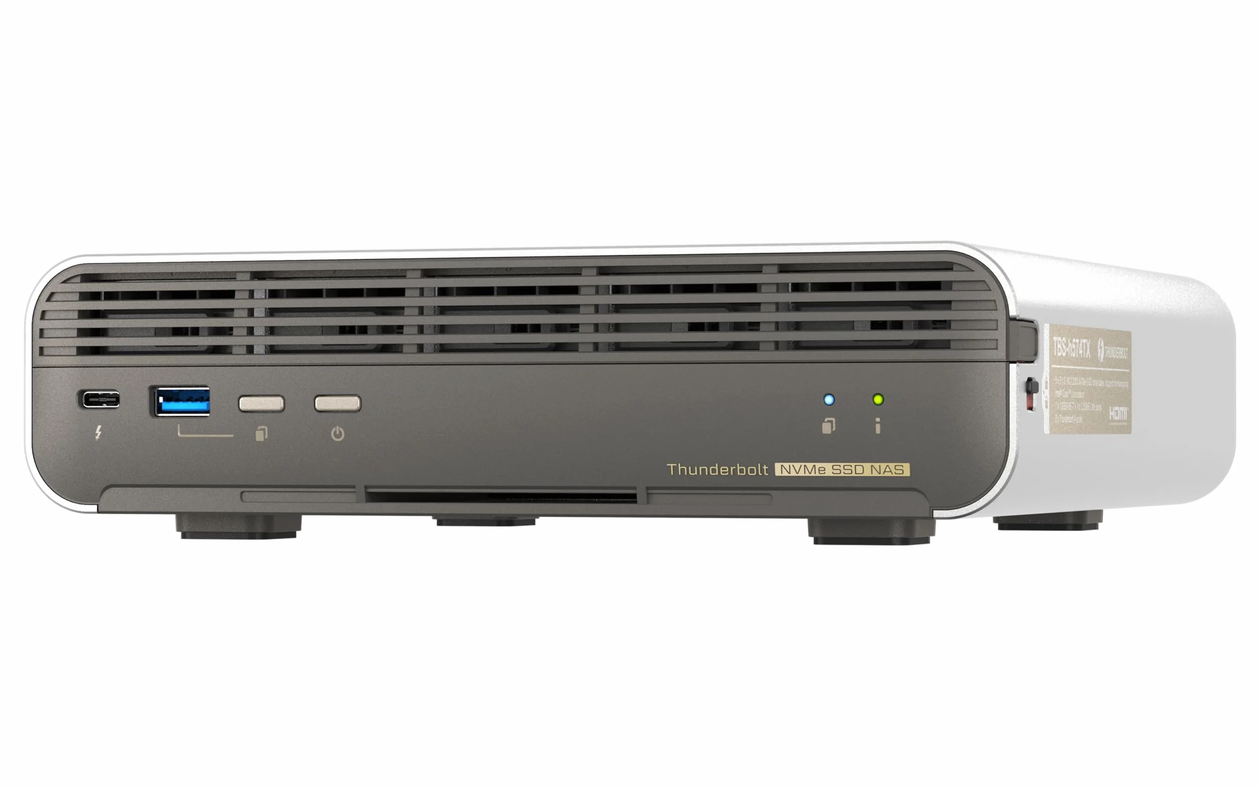 QNAP TBS-h574TX-i5-16G Thunderbolt Compact All-Flash 5x E1.S M.2 SSD Intel Core i5-1340PE 2x Thunderbolt 4