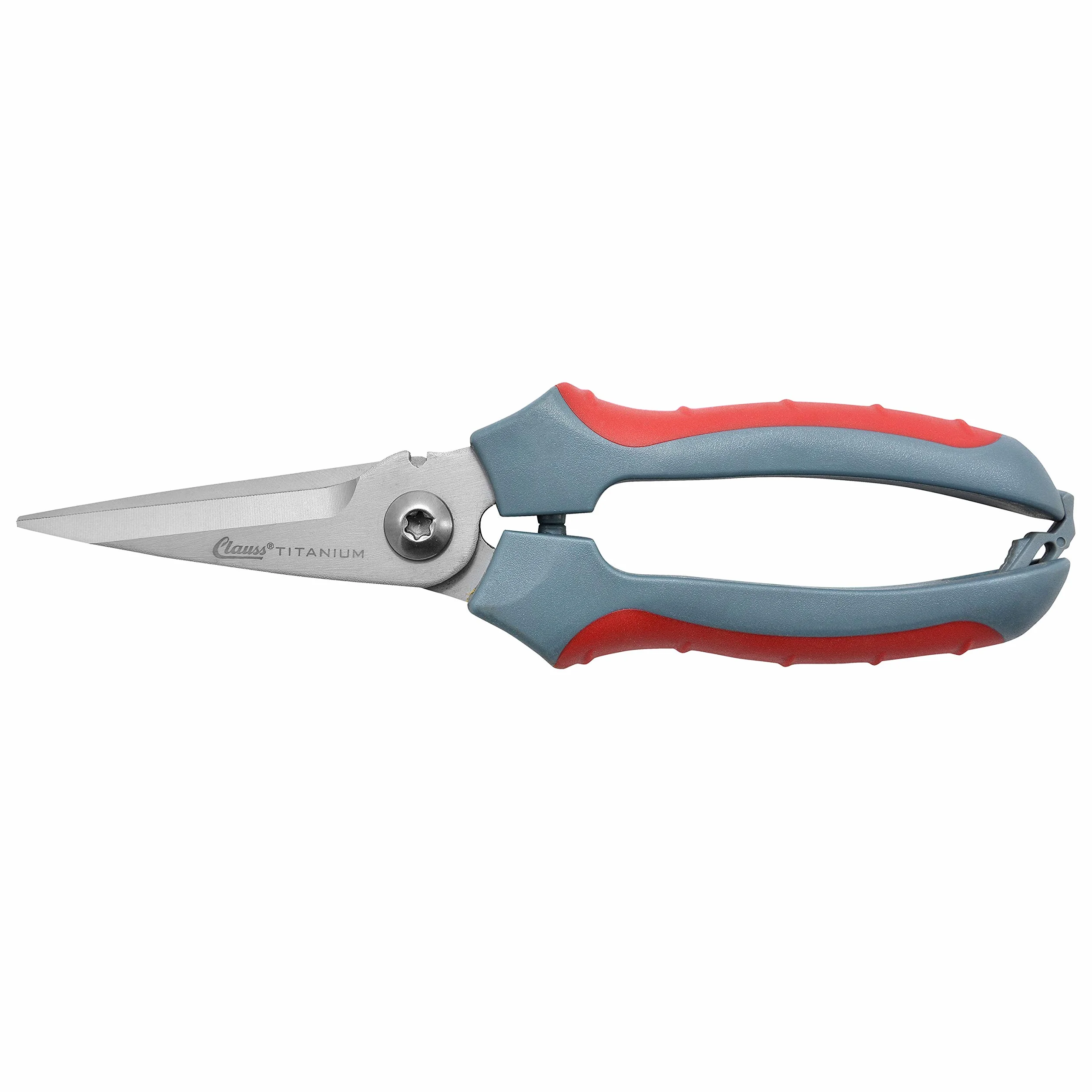 Clauss 18039 20 cm tytanowe nożyce do drutu, szare/czerwone, opakowanie 1