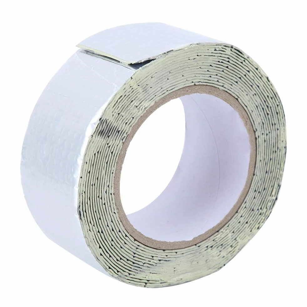 BUTYL TAPE - taśma naprawcza do rur odpływowych, wielofunkcyjna taśma wodoodporna z gumy butylowej do naprawy rur dachowych, 5 m 5 cm