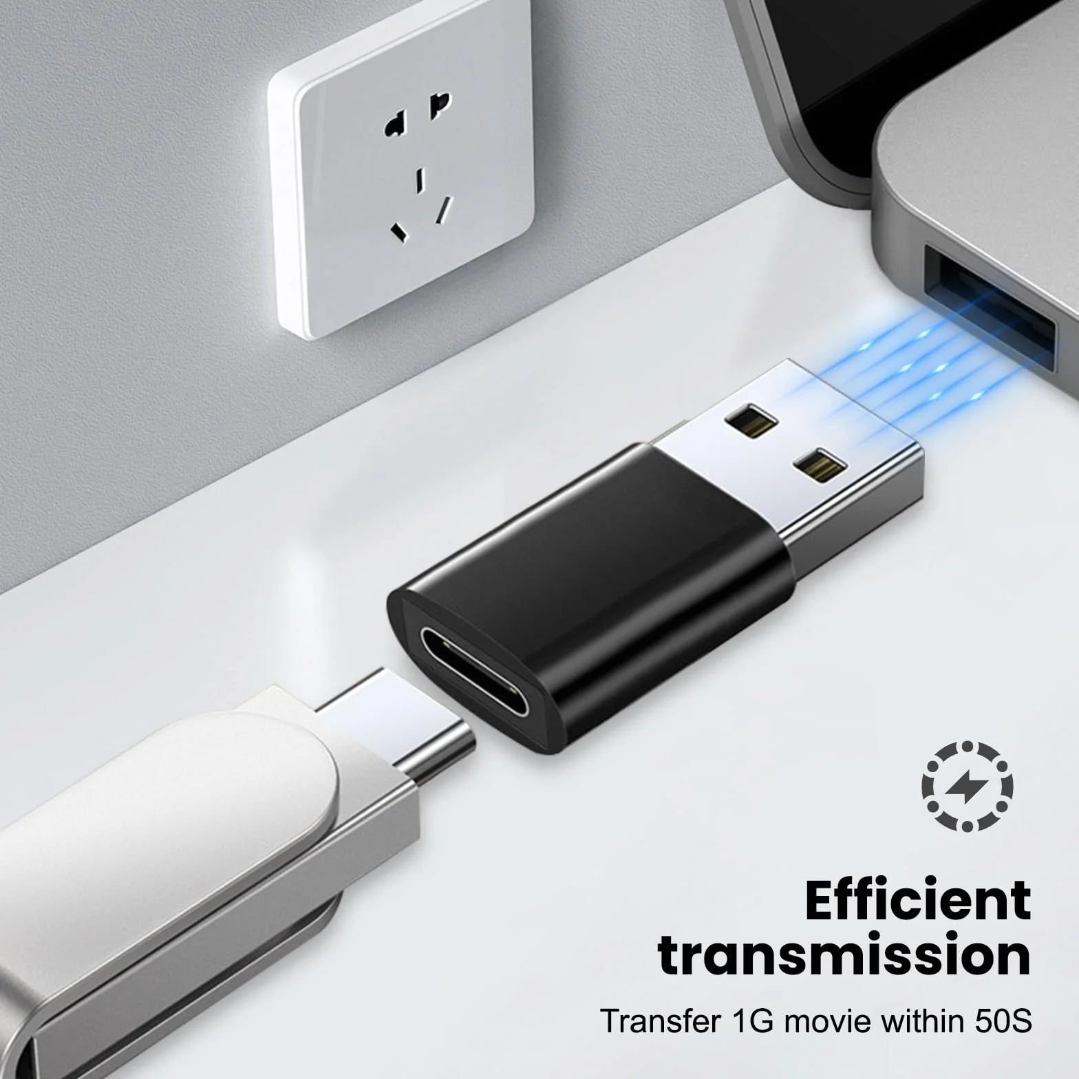 Przejściówka USB C na USB - Adapter USB C na USB, USB na USB C