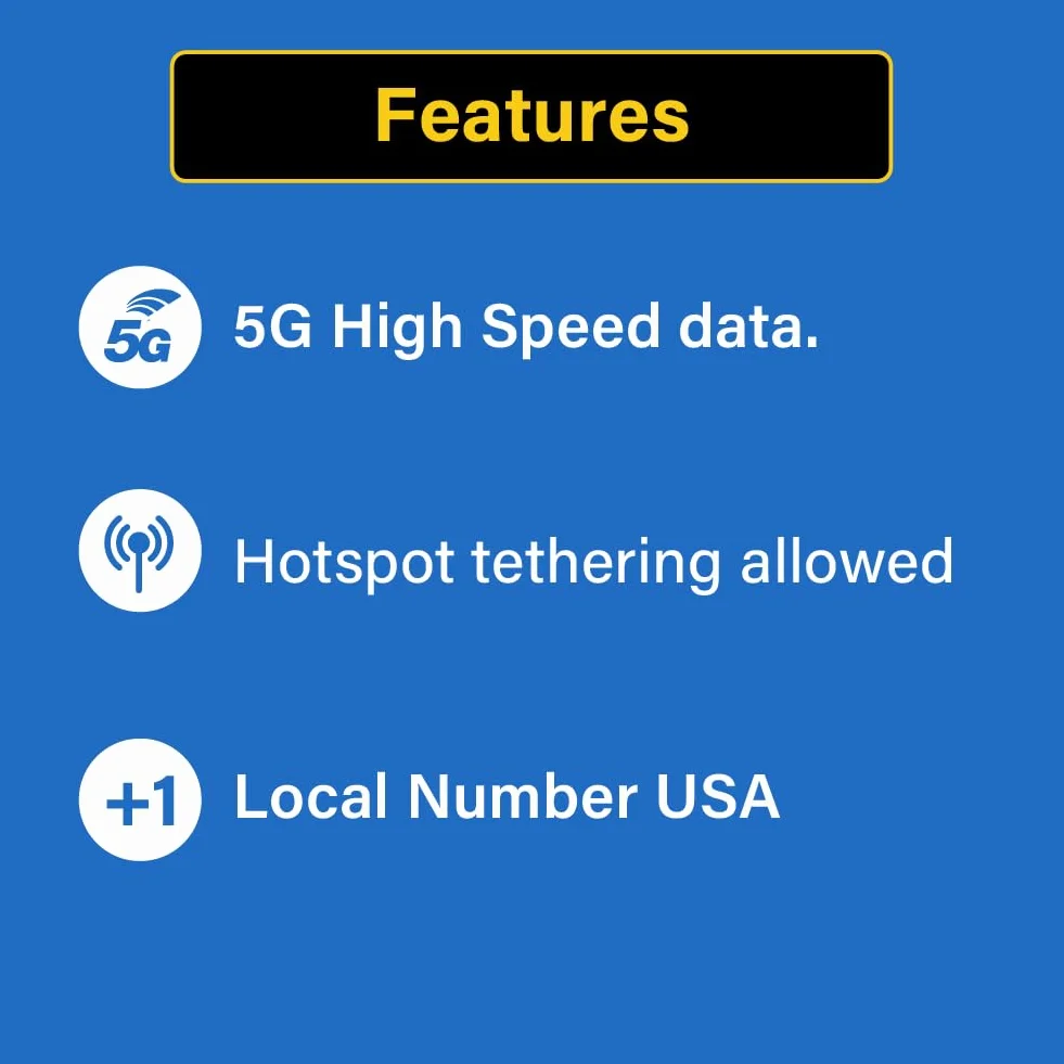 TSIM USA karta SIM 21 dni Call Home nieograniczone dane AT&T połączenia lokalne międzynarodowe SMS USA zestaw