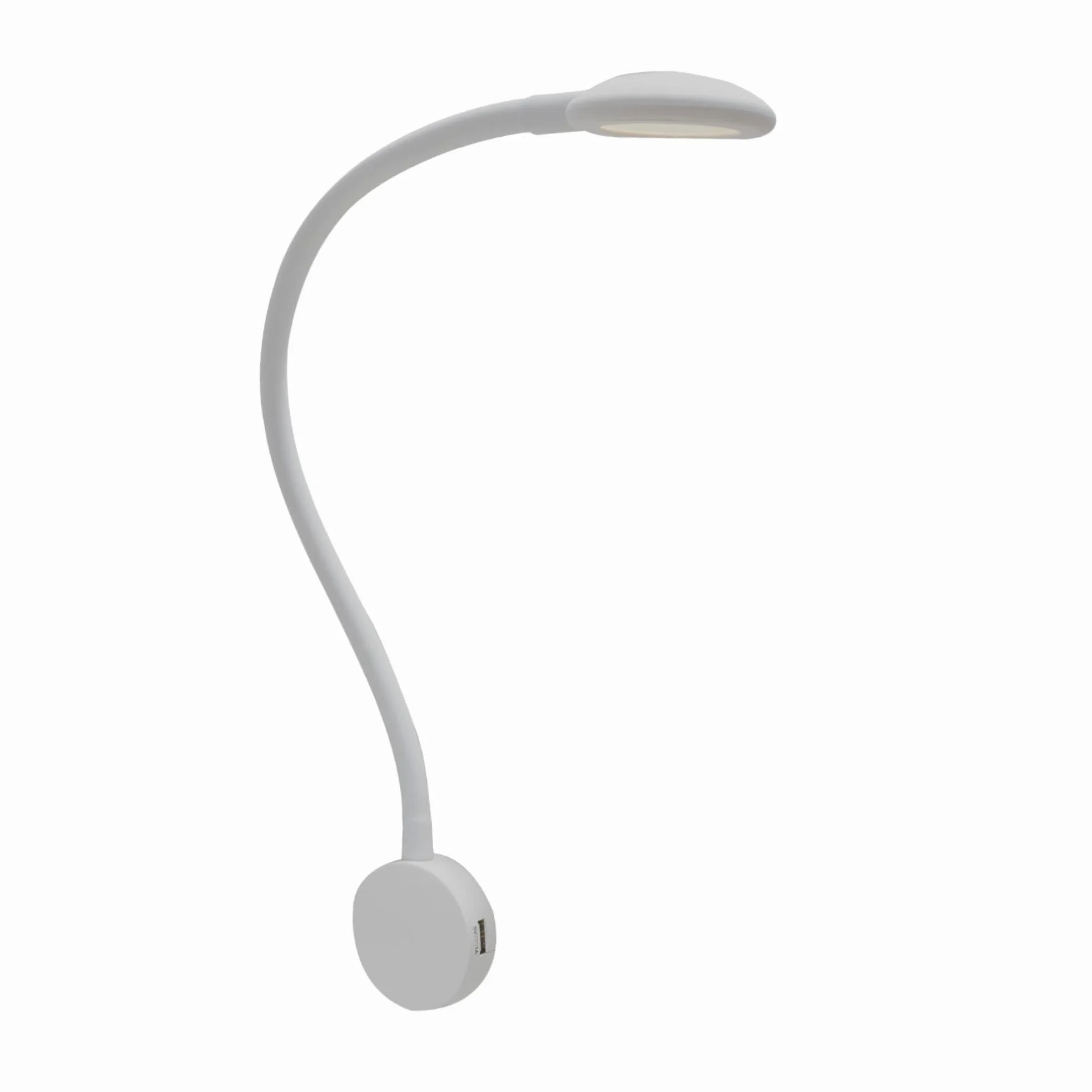 kalb Material für Möbel Lampka LED do łóżka + ładowanie USB. TOUCH lampka do czytania lampka do czytania, ładowarka, kolor: biały