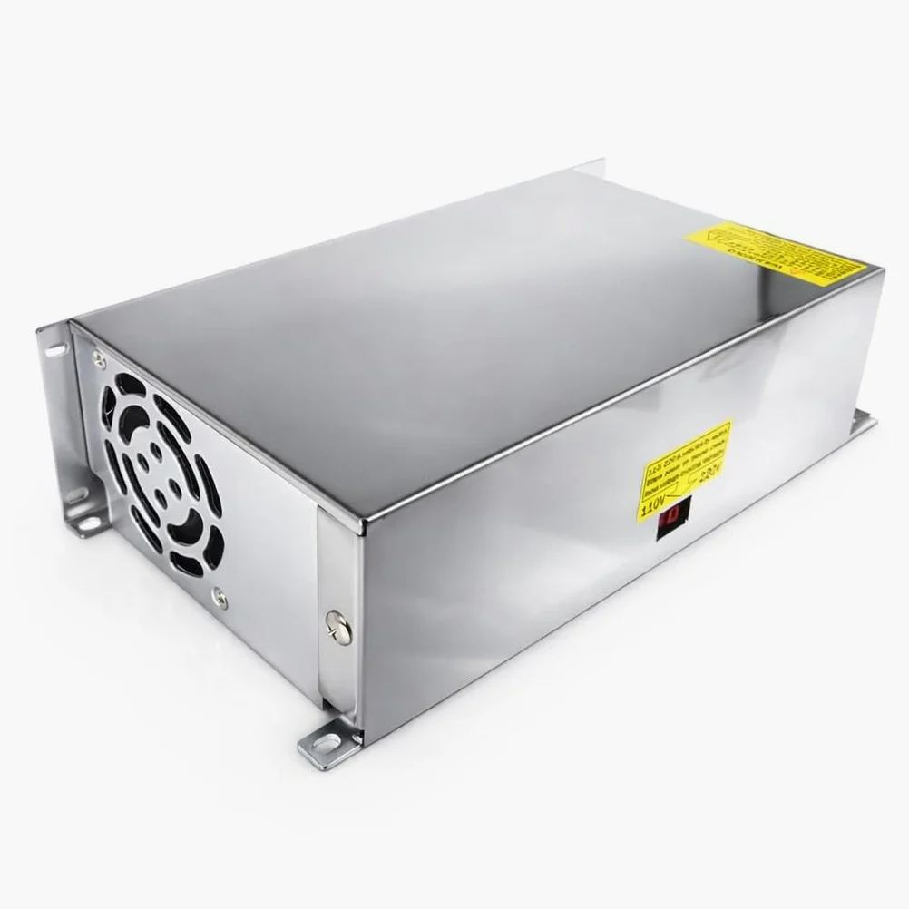 Jandei - zasilacz transformatora 110/220V AC do 12V DC 600W 50A, instalacja wewnętrzna IP20 do taśm LED, neonowych lub niskiego napięcia