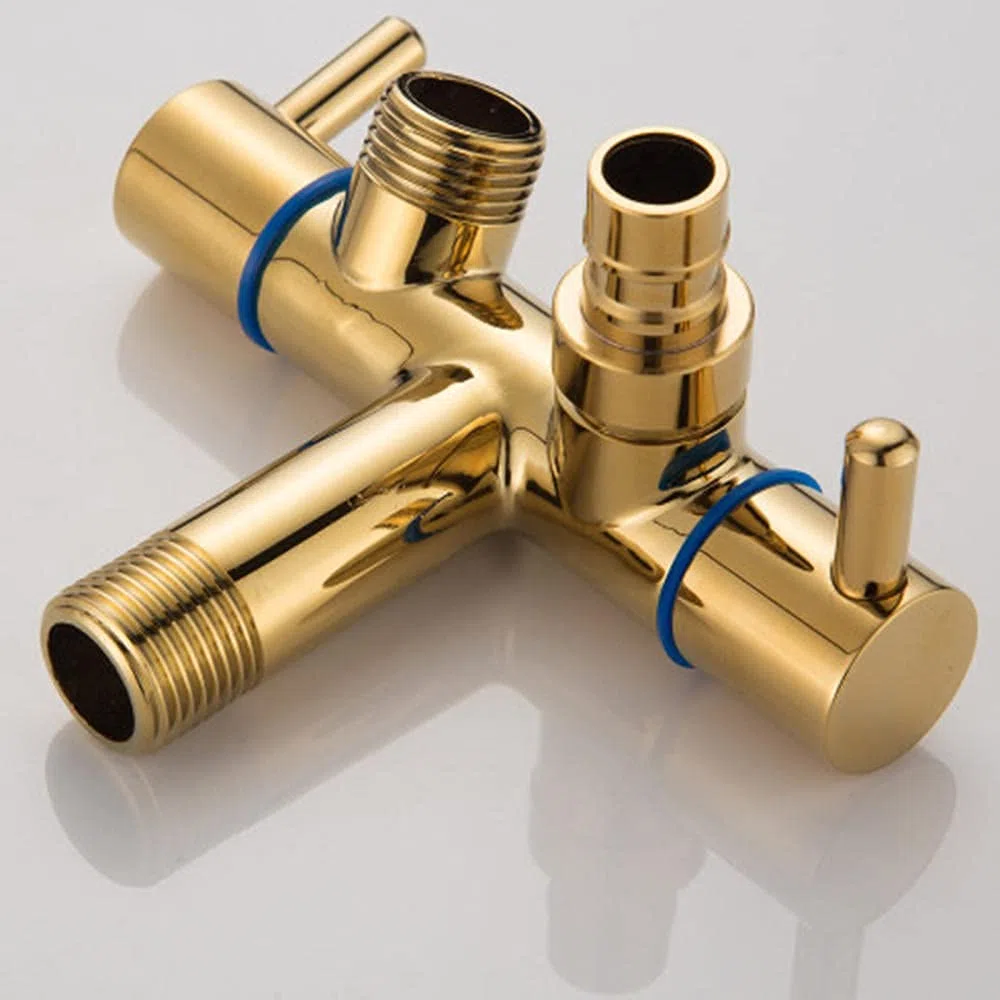 Zestaw opryskiwaczy bidetowych do toalety Złote czarne bidet kranu sprayer na ścianie zestaw toaletowy podwójny uchwyt pojedynczy otwór łazienka Beauty Comes