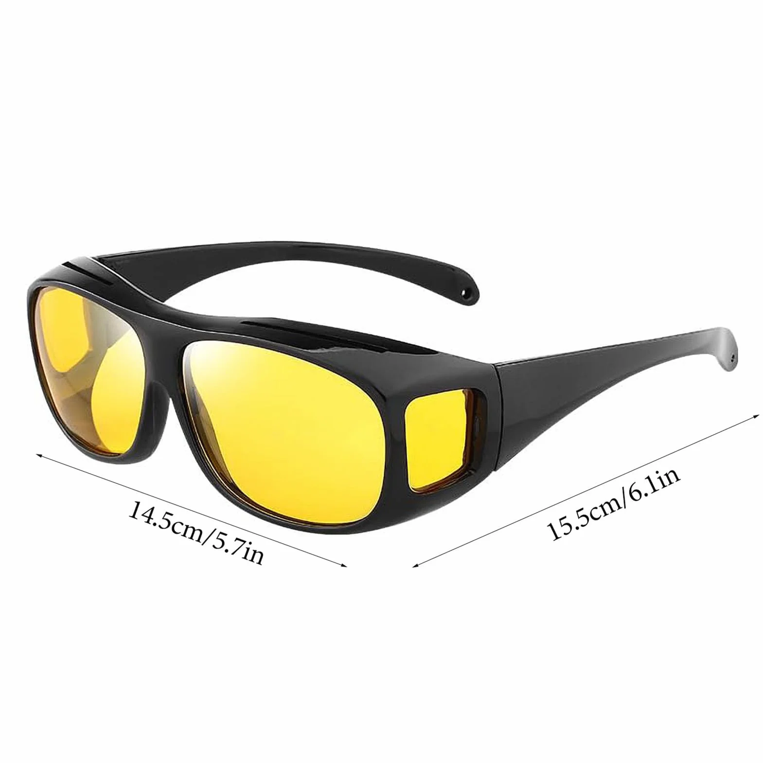 Okulary nocne do jazdy, ergonomiczne dopasowanie, wiatroszczelne, antyrefleksyjne okulary do jazdy nocą, dla mężczyzn i kobiet, osób starszych, piasek, deszcz, mgła, zmierzch, spacery, jazda na