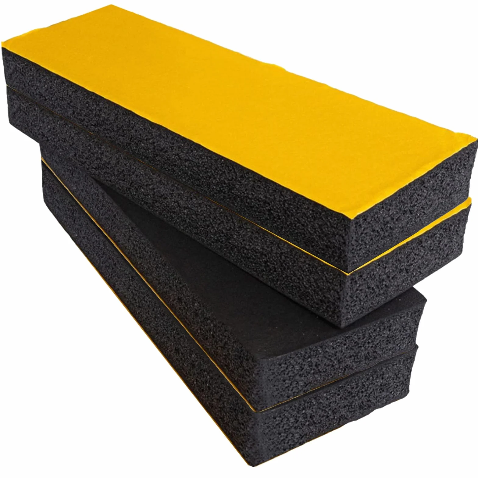 Samoprzylepna piankowa osłona parkingowa do drzwi samochodowych, odporna na zarysowania, kompatybilna ze ścianą garażową, 30 x 10 x 3 cm, 4 szt. (czarne)