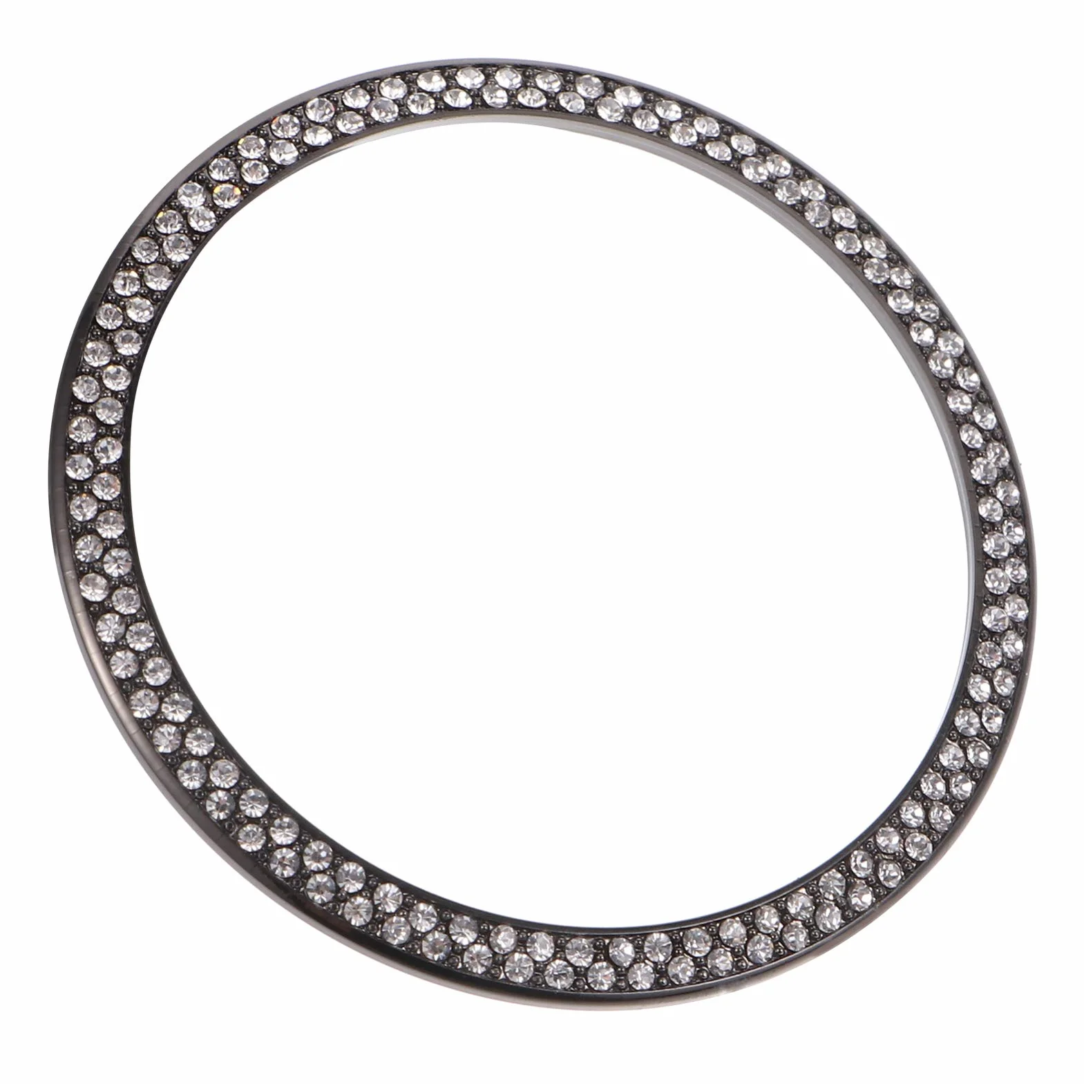 iplusmile 1 Zestaw Pierścieni Zegarka z Diamentową Ramką Kompatybilny z Watch Dekoracyjny Akcesorium