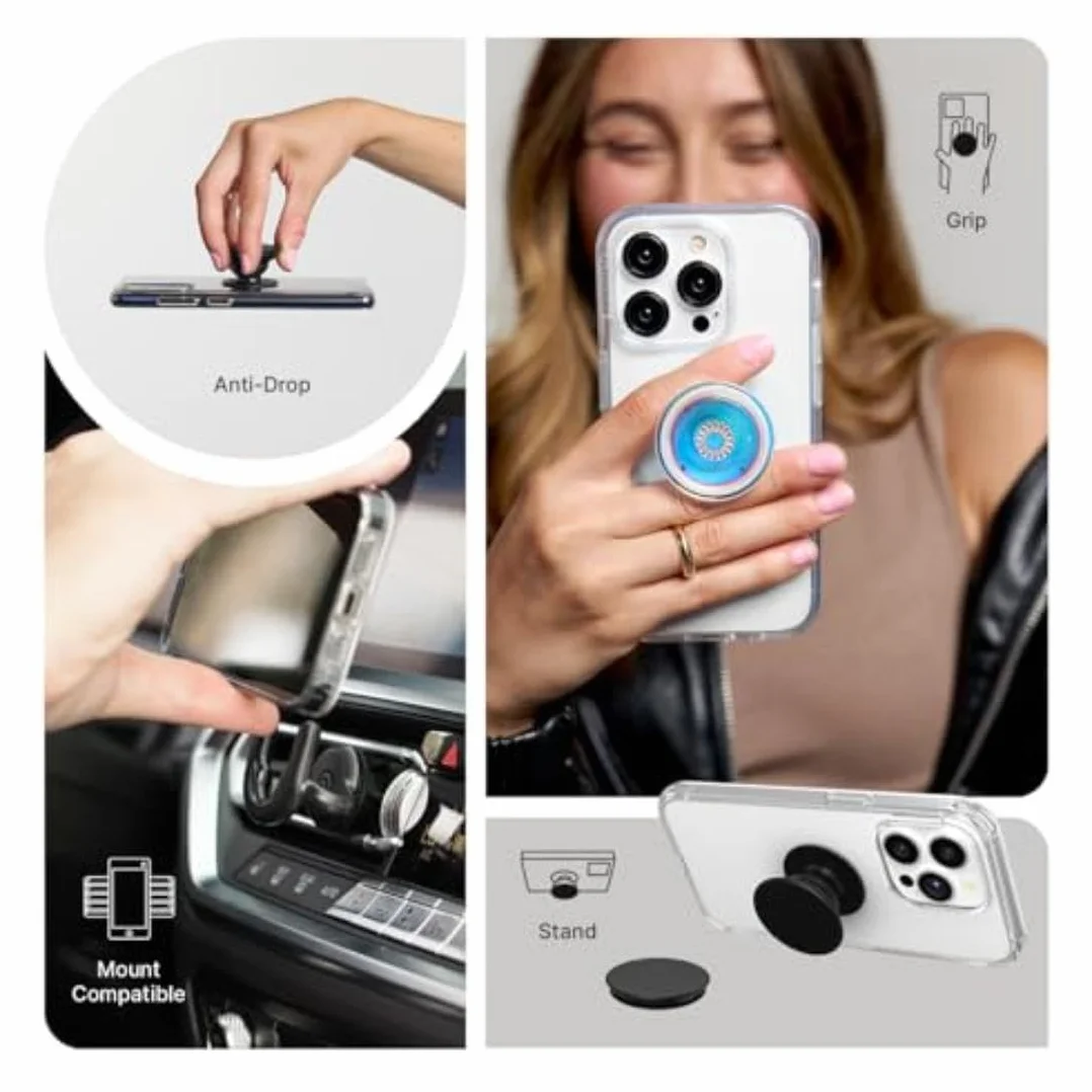 PopSockets Phone Grip with Expanding Kickstand - Clear