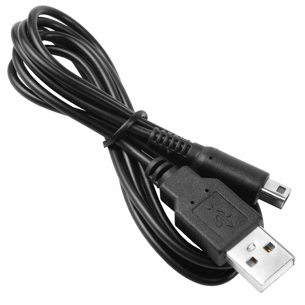 OcioDual Kabel do ładowania 3DS USB 1,2 m czarny