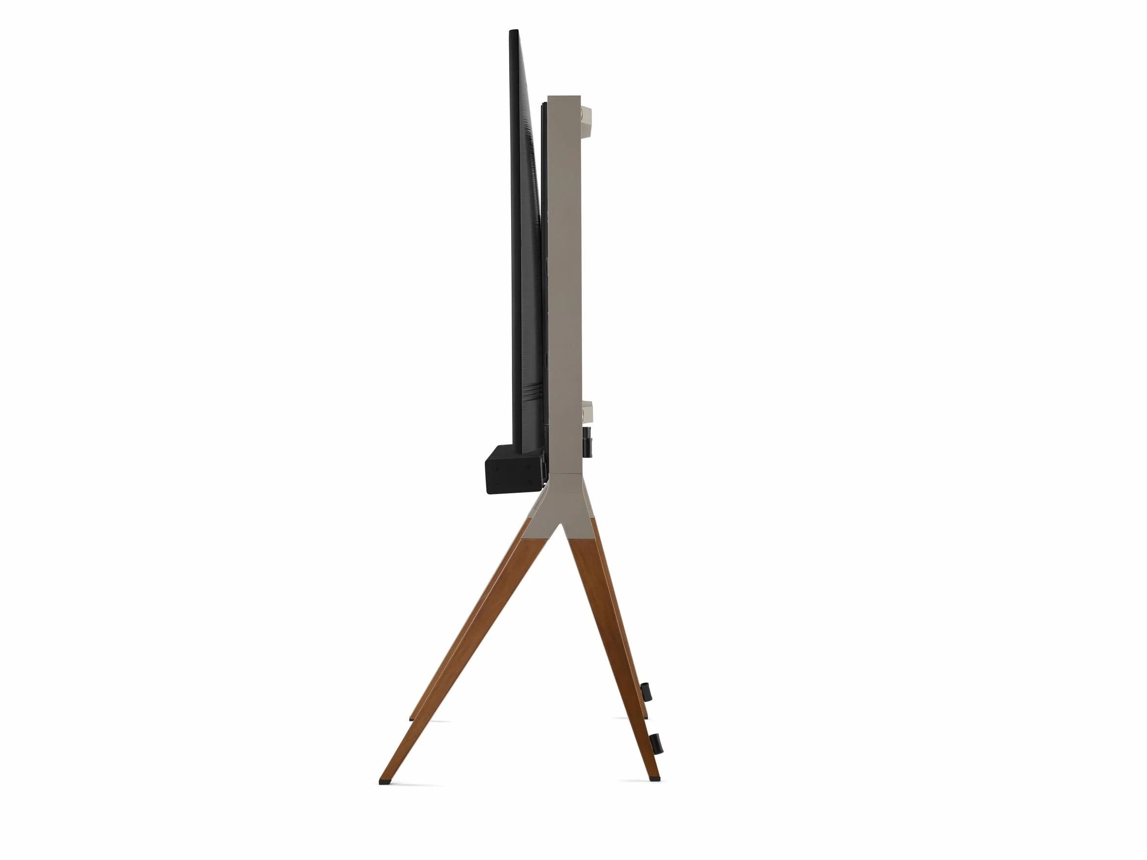 One For All WM7481 Uniwersalny stojak pod telewizor Falcon Flat Vesa 400 x 400 Szary, Orzech
