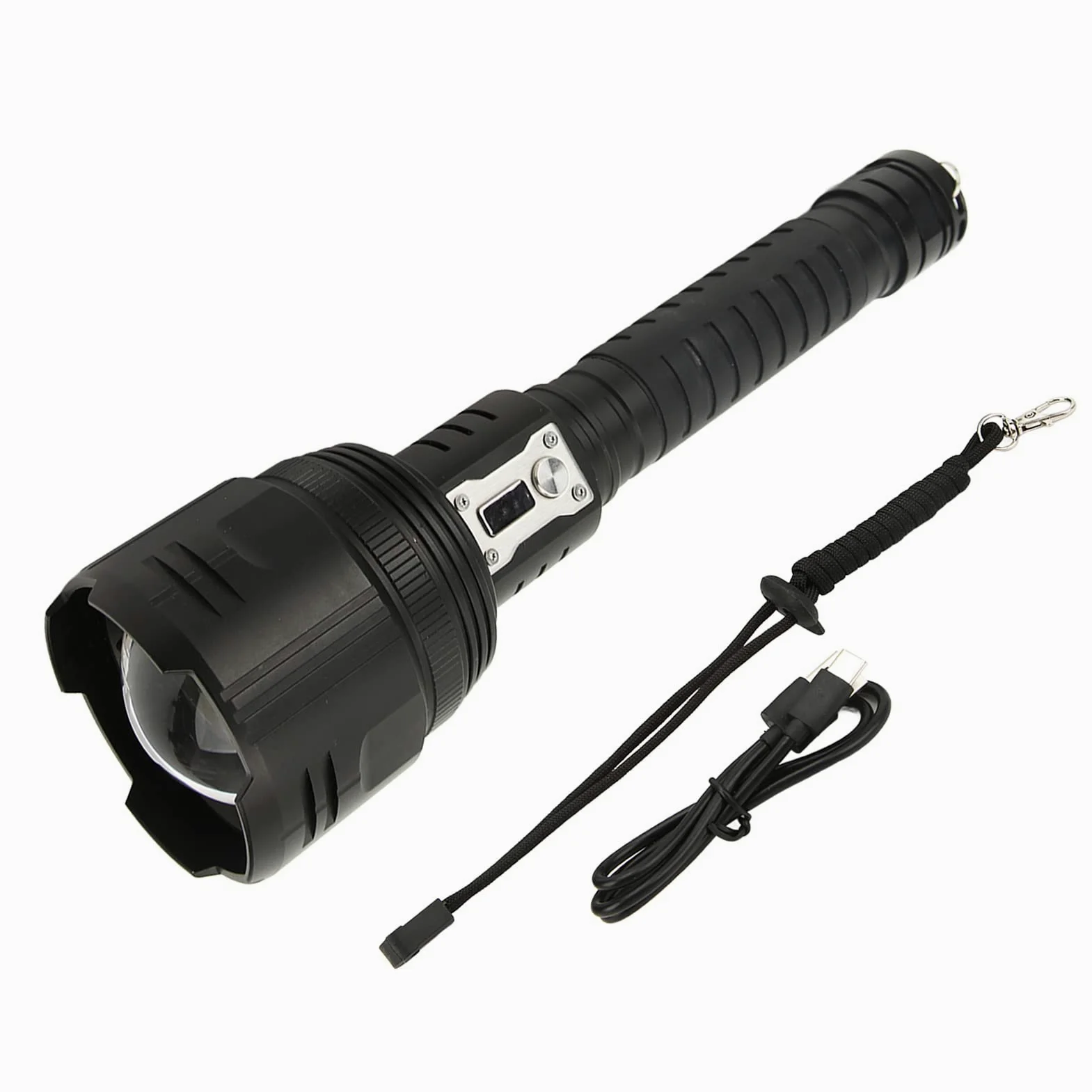 Latarka LED XHP360, Mini Latarka LED, 5000 Lm Z Zoomem, ładowalna Wodoodporna Latarka IPX4 Do Użytku Awaryjnego Na Zewnątrz