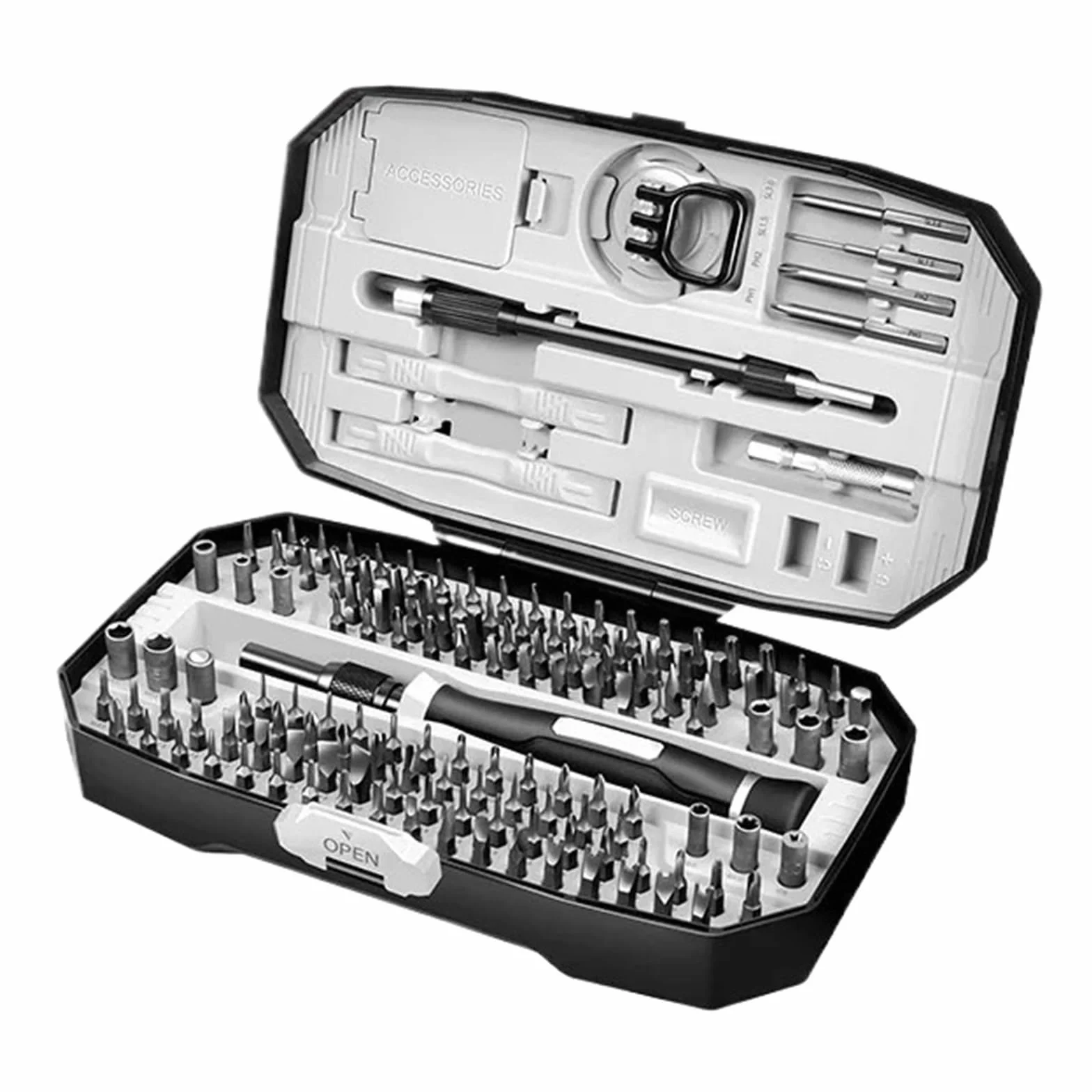Zestaw Śrubokrętów 154 W 1 Precyzyjnych Tri Wing Torx Magnetyczny Bit Do Telefonów Laptop Narzędzia Naprawcze Precyzja W Ciasnych Przestrzeniach