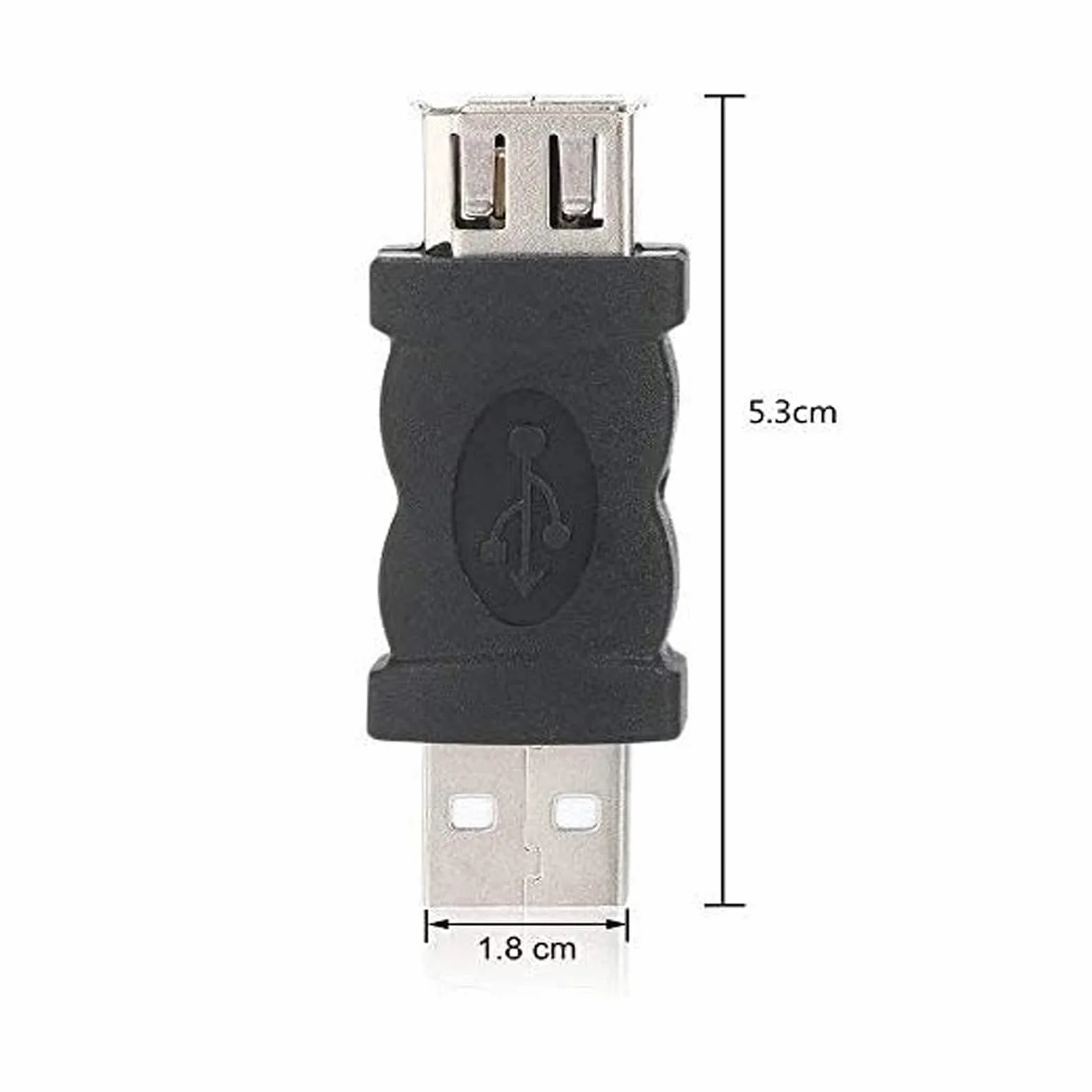 Firewire IEEE 1394 6-pin żeński na USB męski adapter konwerter 2 szt