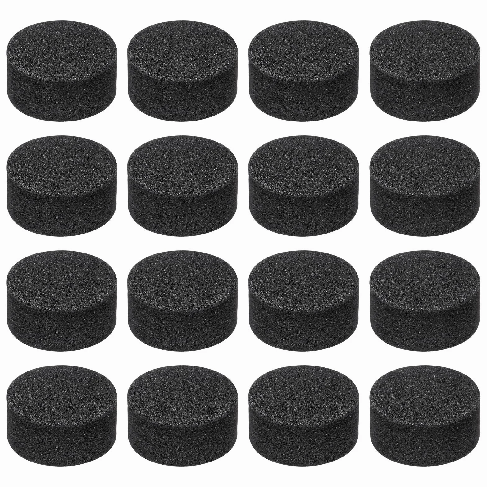 QUARKZMAN 16 szt. jednostronne szyny izolacyjne głośnika, 20 mm x 10 mm, antypoślizgowa piankowa podstawa do amortyzacji wstrząsów, podkładki nośne do maty wzmacniającej, czarna