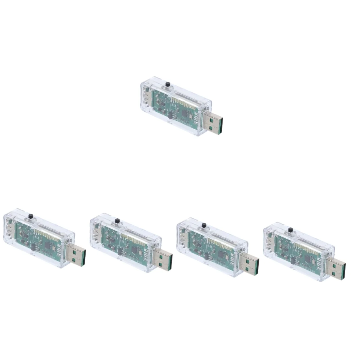 Hemobllo 5 Sztuk USB Tester USB A Woltomierz Miernik Napięcia Miernik Mocy Napięcie I Tester Napięcia Mocy Cyfrowy A