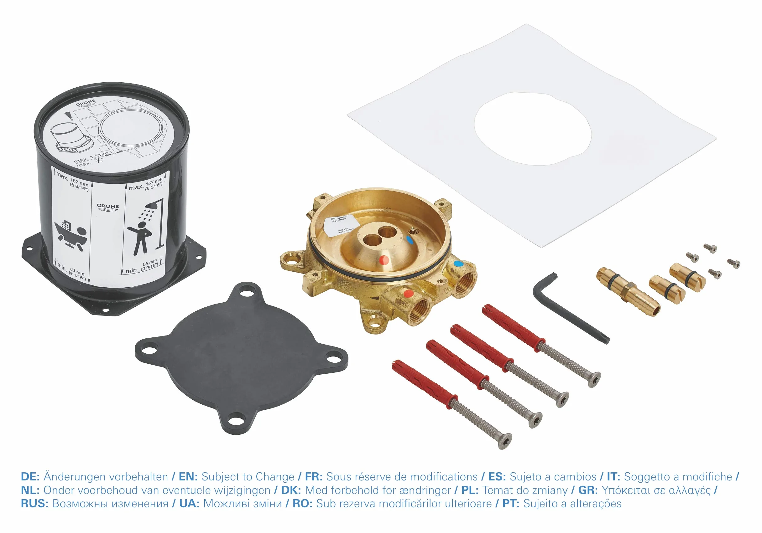 GROHE Eurodisc Joy Bateria umywalkowa, DN 15 Rozmiar S