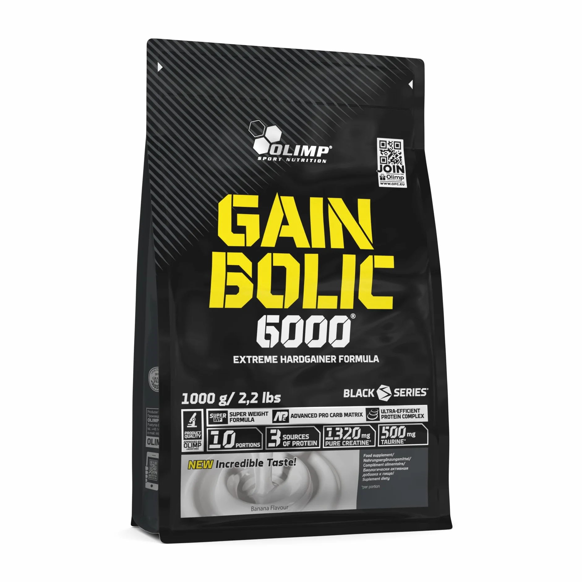 Olimp Gain Bolic 6000® - 1000 g, Banan