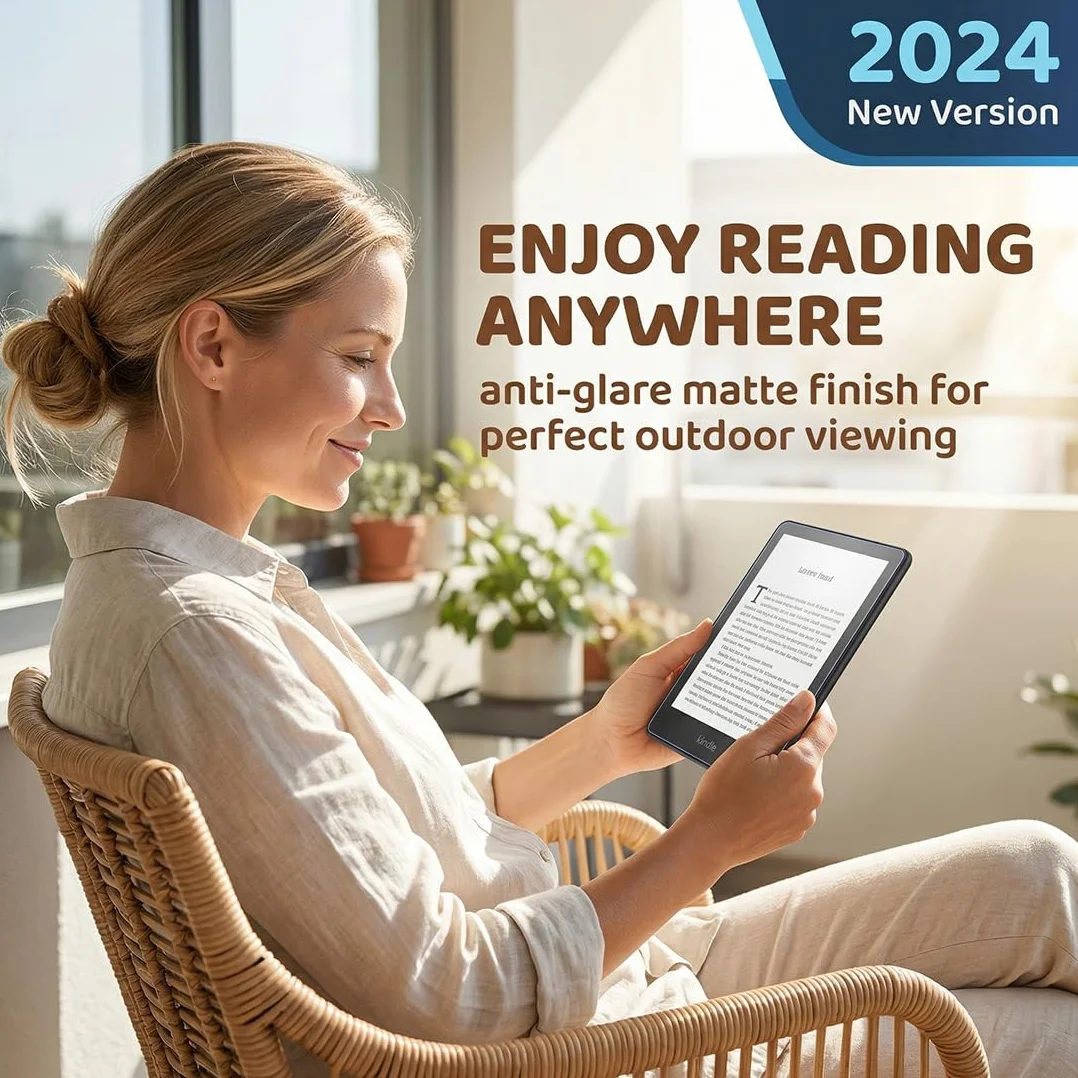 Ochraniacze ekranu do Kindle Paperwhite 7 cali 12 generacji 2024, matowy PET pełne pokrycie