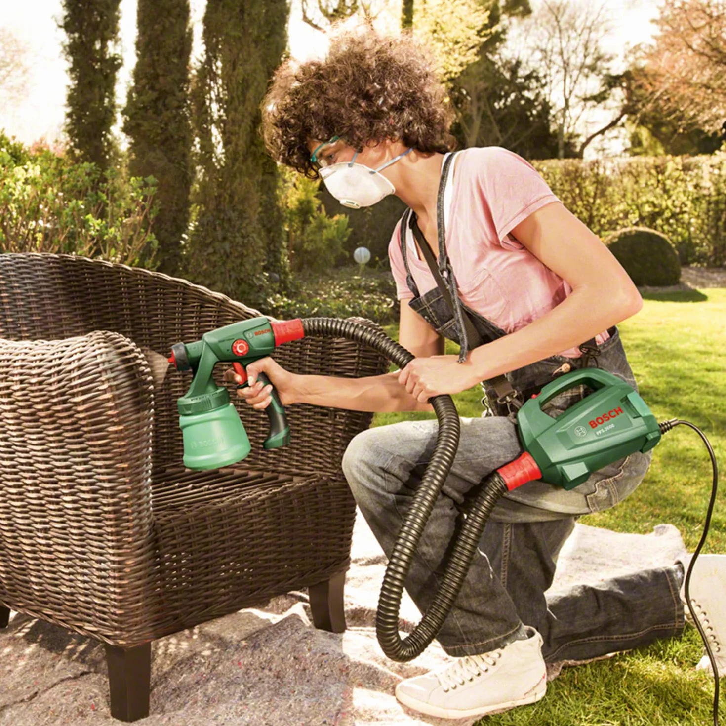 Bosch 603207300 System Natryskowy, 440 W, 240 V, Czarny/Zielony, ‎25 x 36 x 24.8 cm; 2 kg